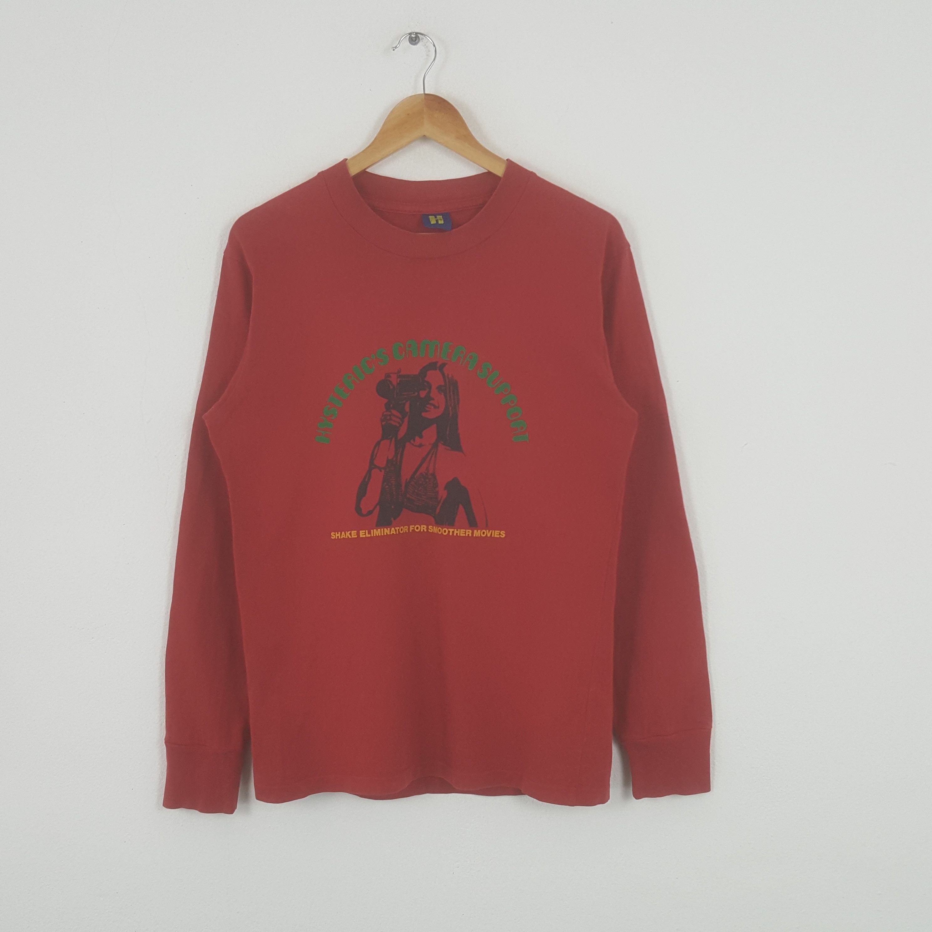 Japanese Brand X Vintage Vintage Hysteric Glamour Camera S Support Long Sleeve Ts