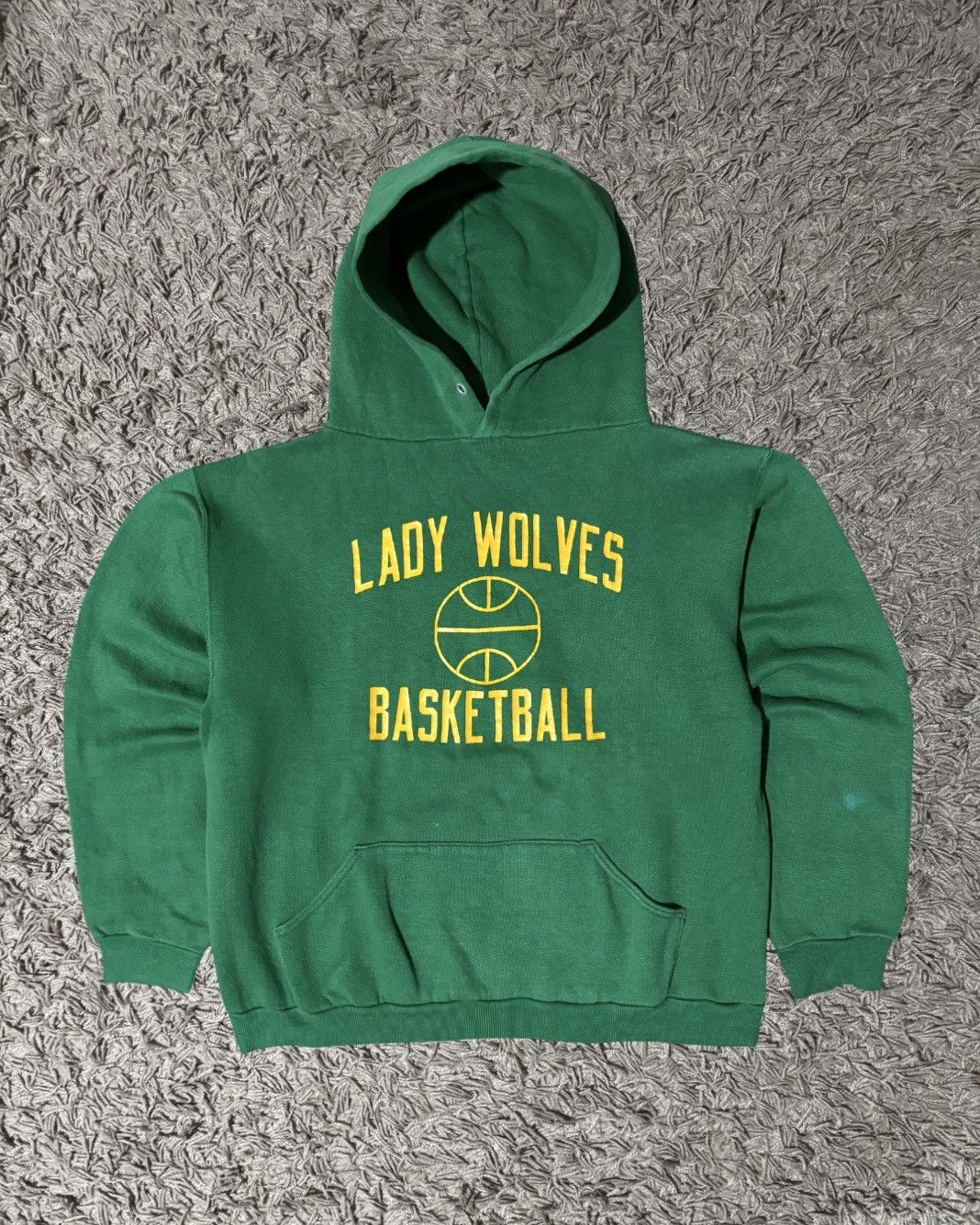 Russell Athletic 1970 S Russell Athletic Lady Wolves Kelly Green Hoodie