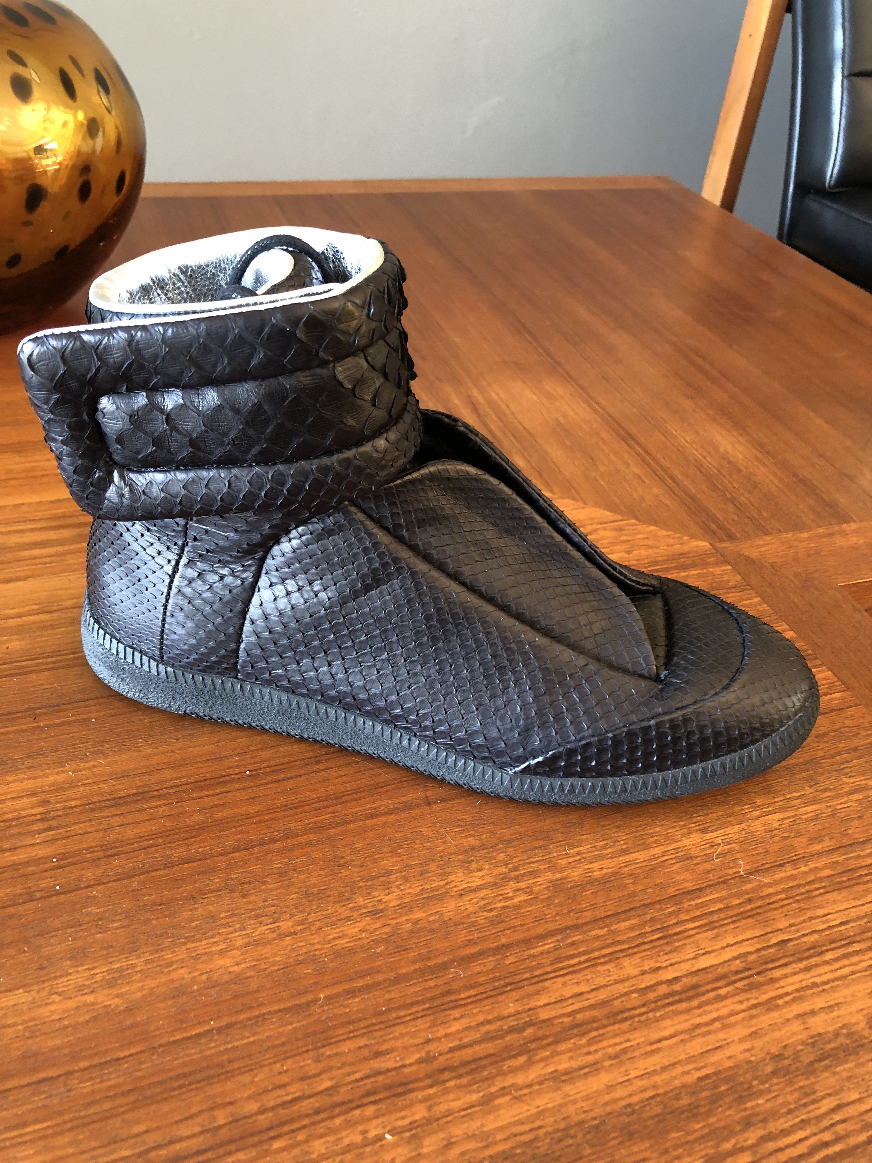 Maison Margiela Black Python Future Hi