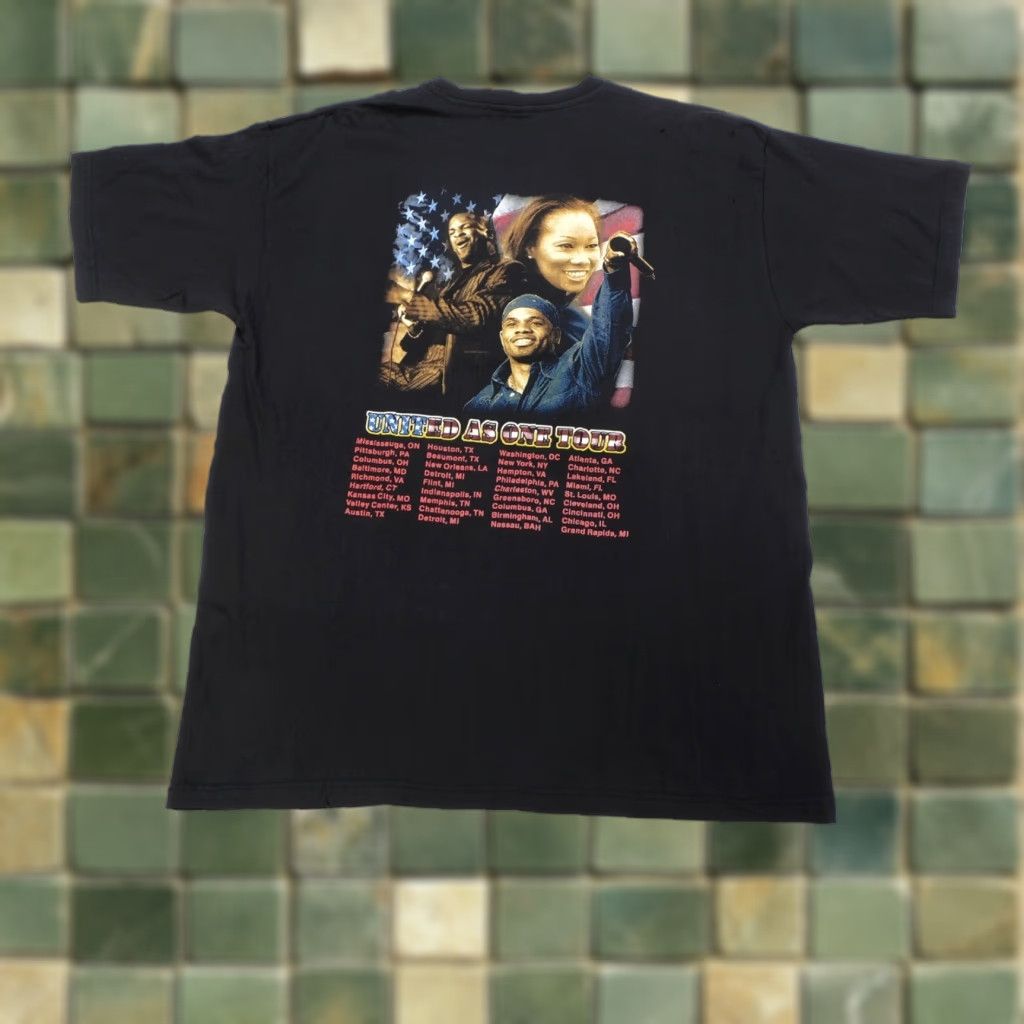 Vintage Rare Perfect Game Kirk Franklin United As One Tour T Shirt 90s Black 2xl Mens Shirt Hoodie, Sweatshirt