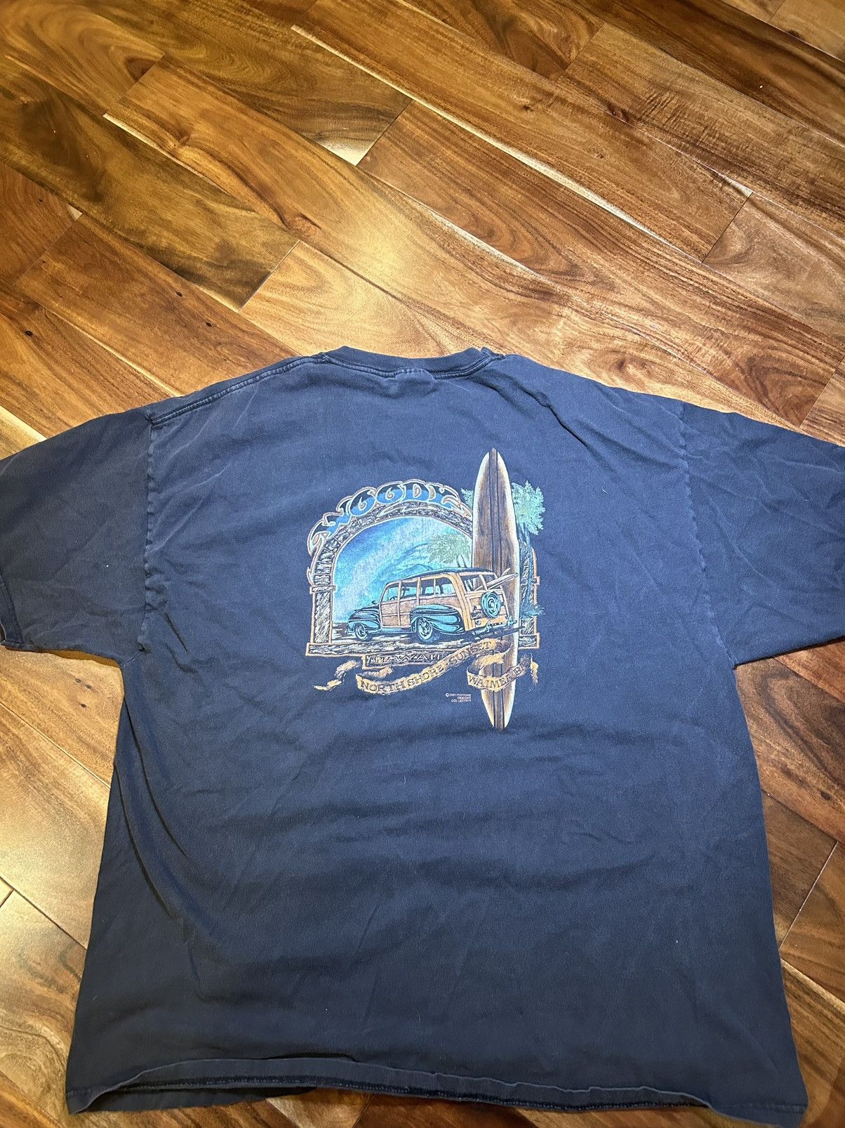 Vintage 2001 Beach Surfing Ocean Vacation T Shirt
