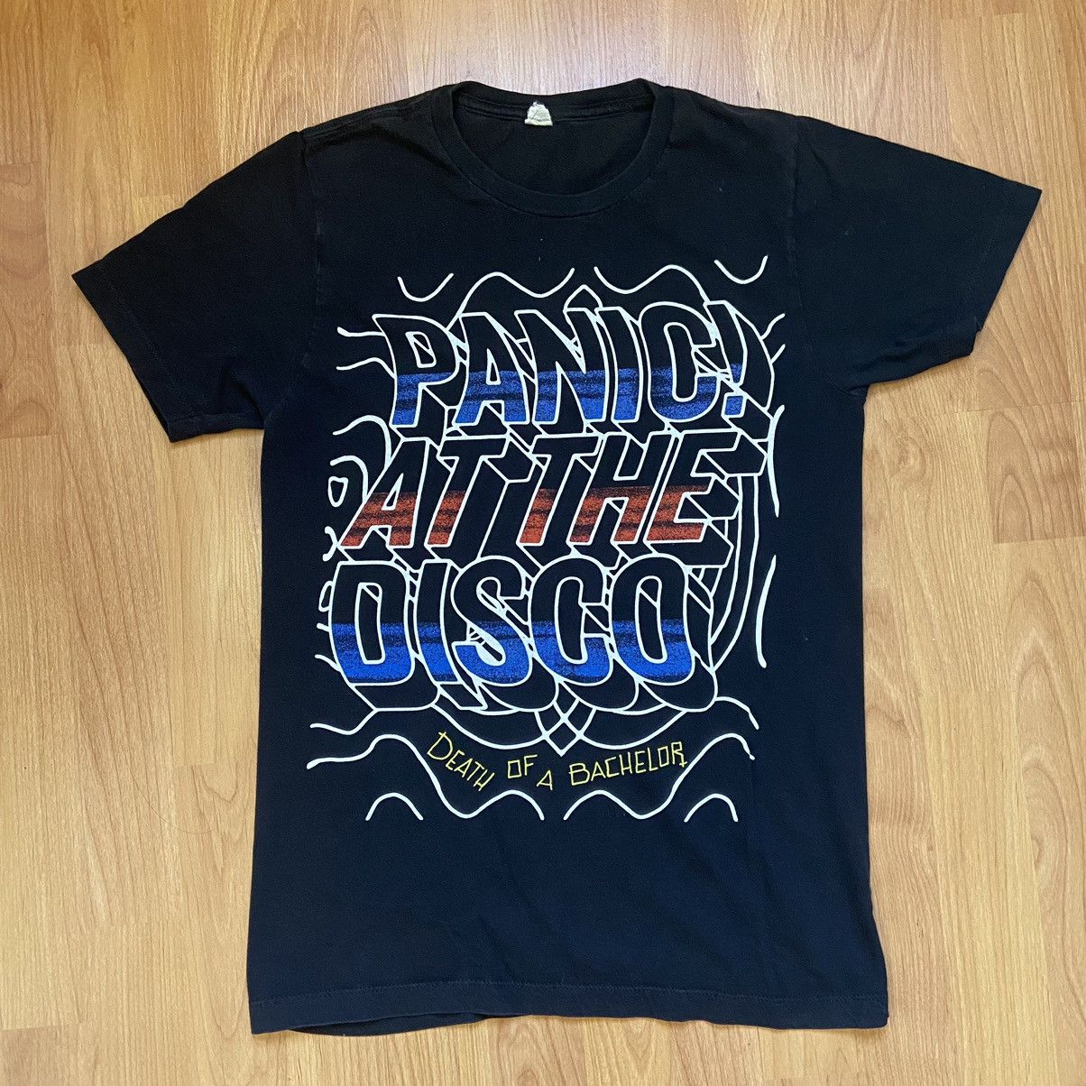 Vintage Panic At The Disco Death Of A Bachelor Logo Band Tee Hoodie, Sweatshirt | FlexRushtees.com