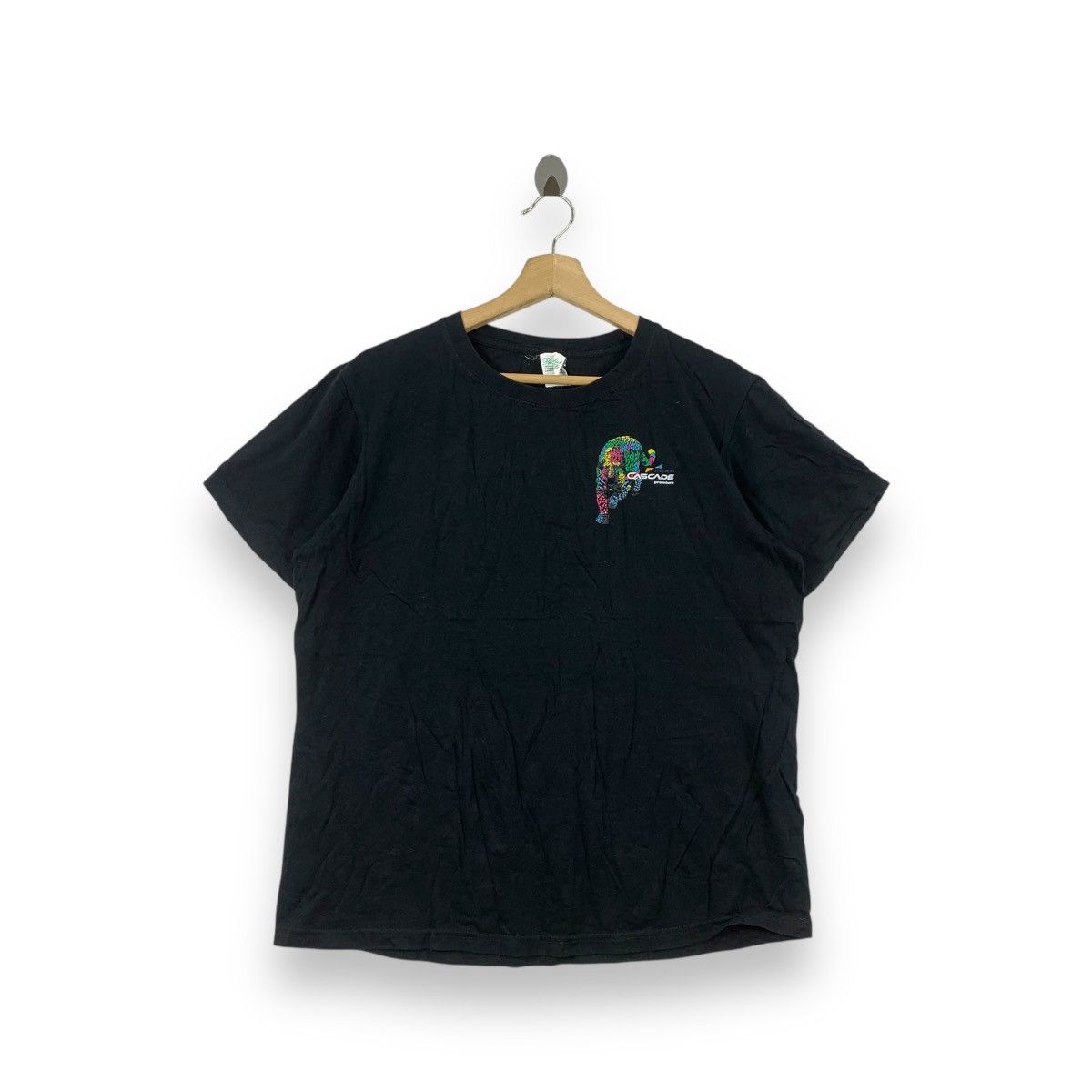 Japanese Brand Europort Cascade Premium Japan Tiger Illustration Tee Shirt