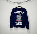 Vintage Jerzees 90s Usa Big Christmas Logo Sweatshirt