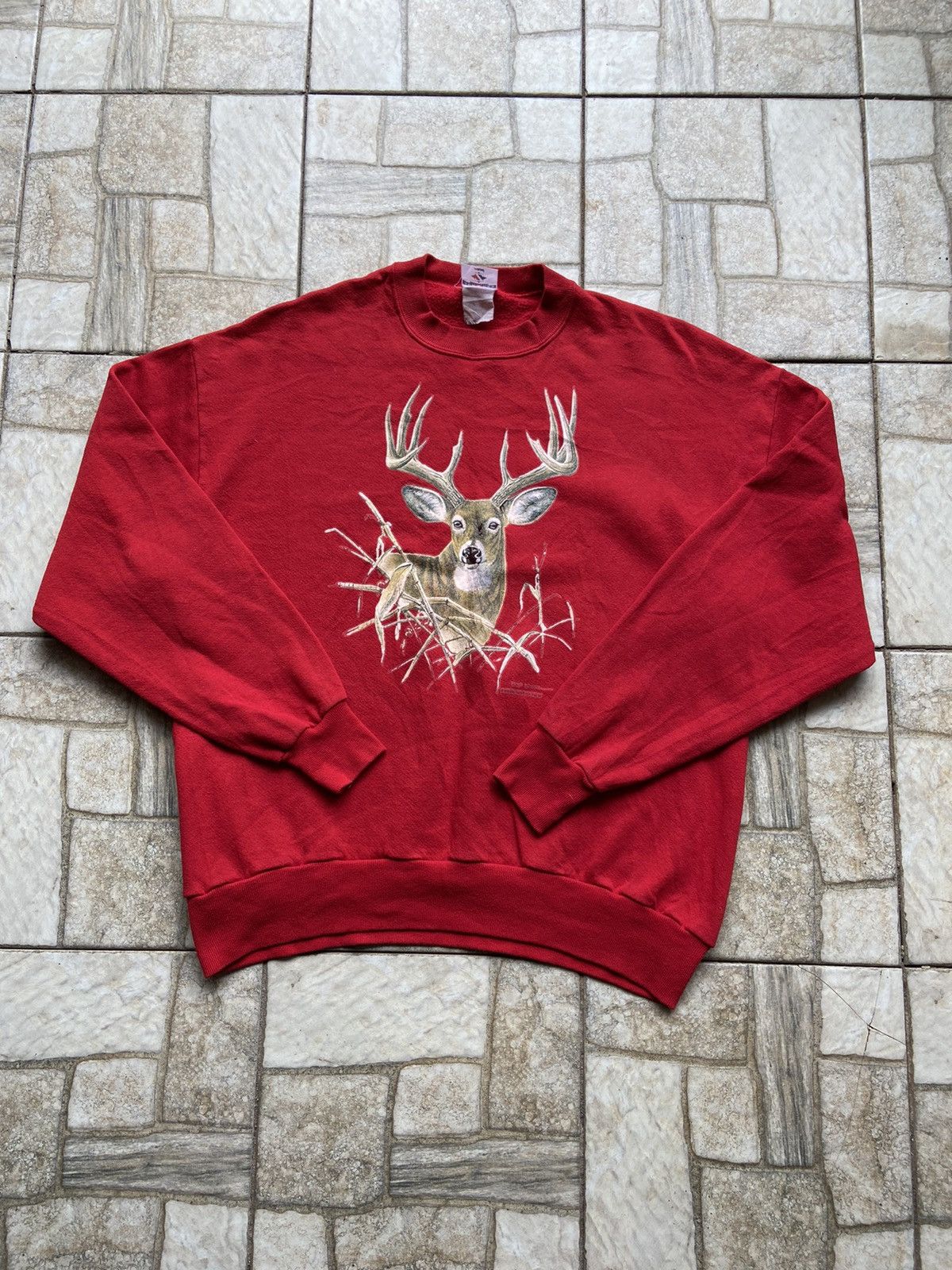 X Vintage Jerzees Vintage Animal Sweatshirt Rare Usa