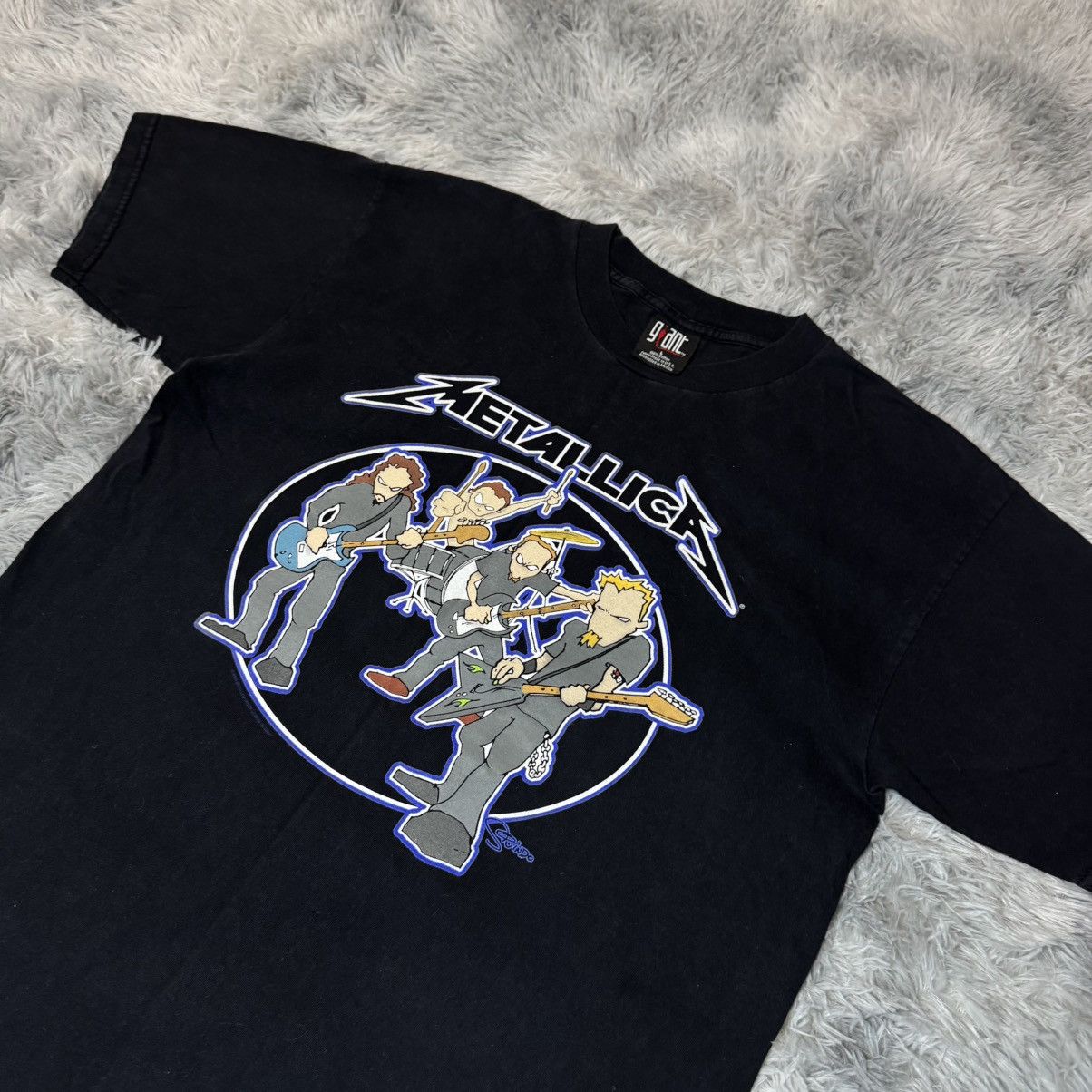 Giant Vintage 2000 Metallica T Shirt Tony Squindo Caricature Giant
