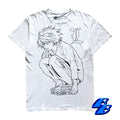 Japanese Brand Death Note L Anime Vintage Tee Hoodie, Sweatshirt | FlexRushtees.com