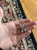 Hearts Chrome Hearts Bs Fleur Pendant Roll Chain Silver Necklace