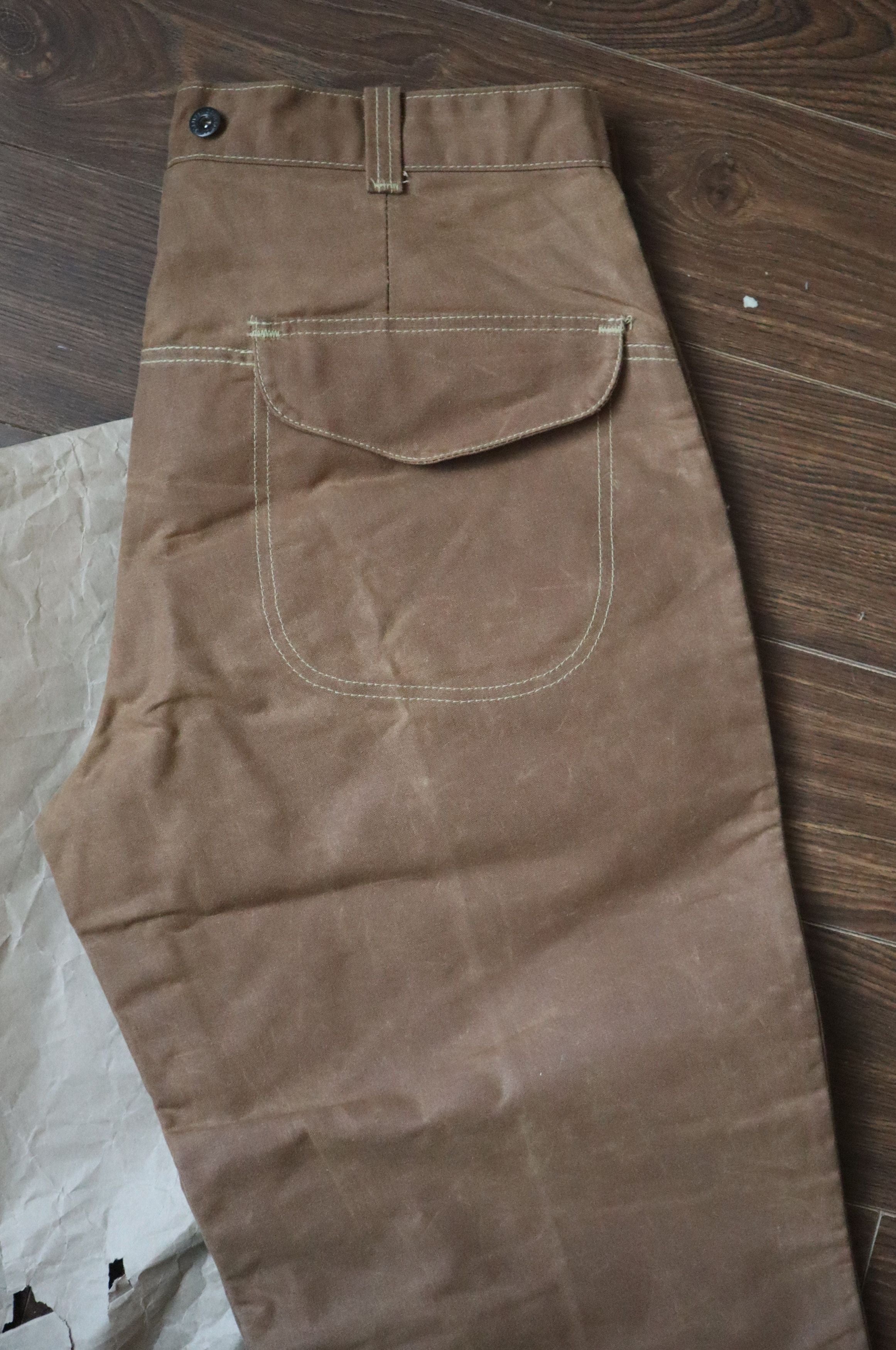 Filson Double Tin Cloth Sz36 Inch Waist And Braces