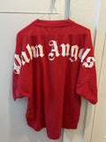 Angels Palm Angels Classic Logo Red Oversized Tee Hoodie, Sweatshirt | FlexRushtees.com