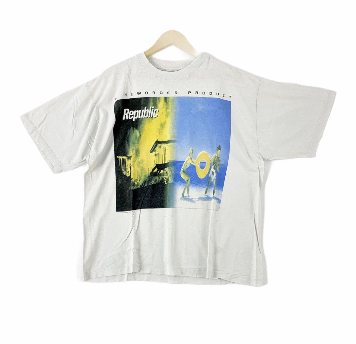 New Order X Vintage Vintage 1993 New Order Republic Joy Division T Shirts Hoodie, Sweatshirt | FlexRushtees.com
