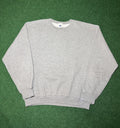 Russell Athletic Vtg Y2k Russell Athletic Minimalist Gray Blank Sweatshirt