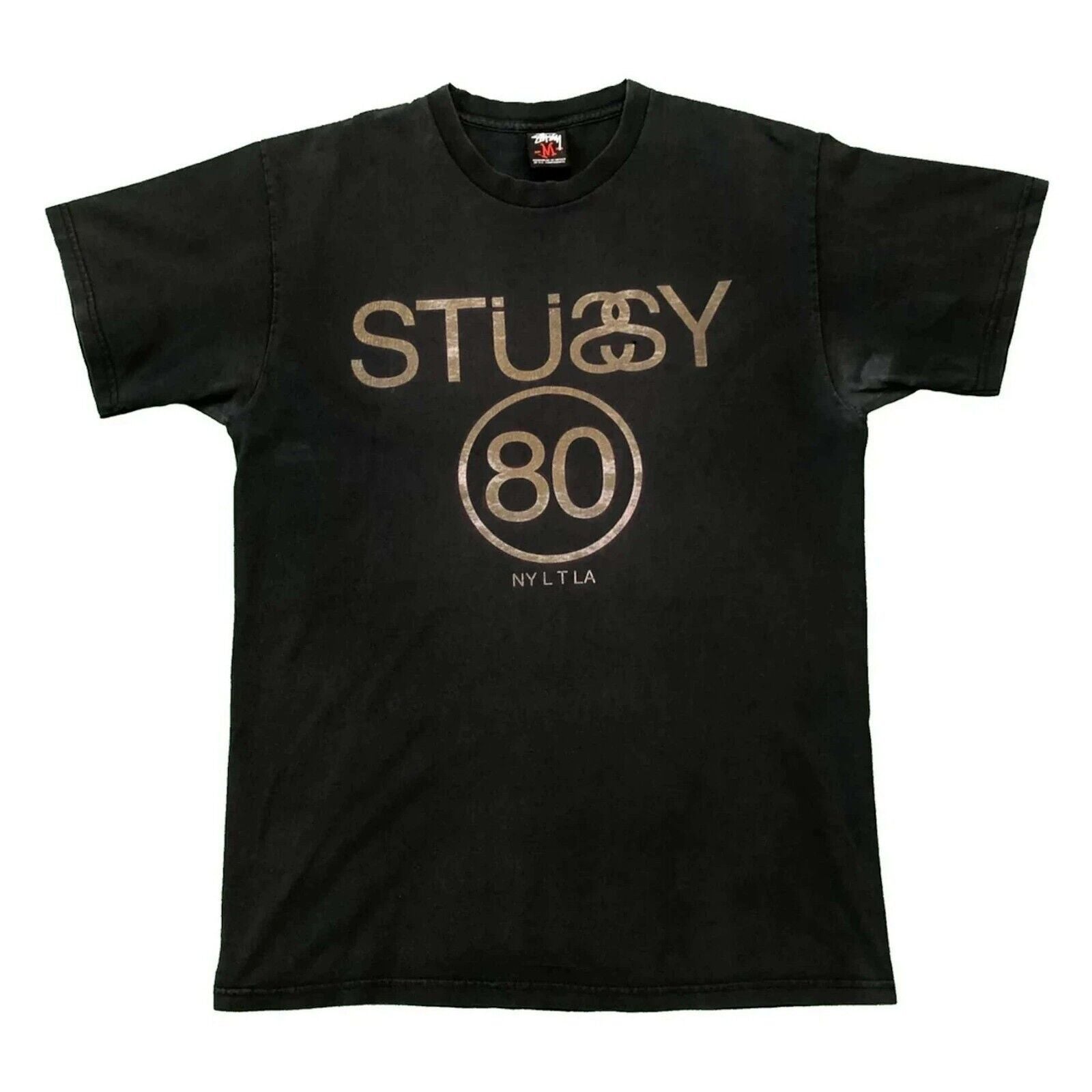 Vintage 90s Stussy T Shirt Double S Short Sleeve Graphic Tee Hoodie, Sweatshirt | FlexRushtees.com