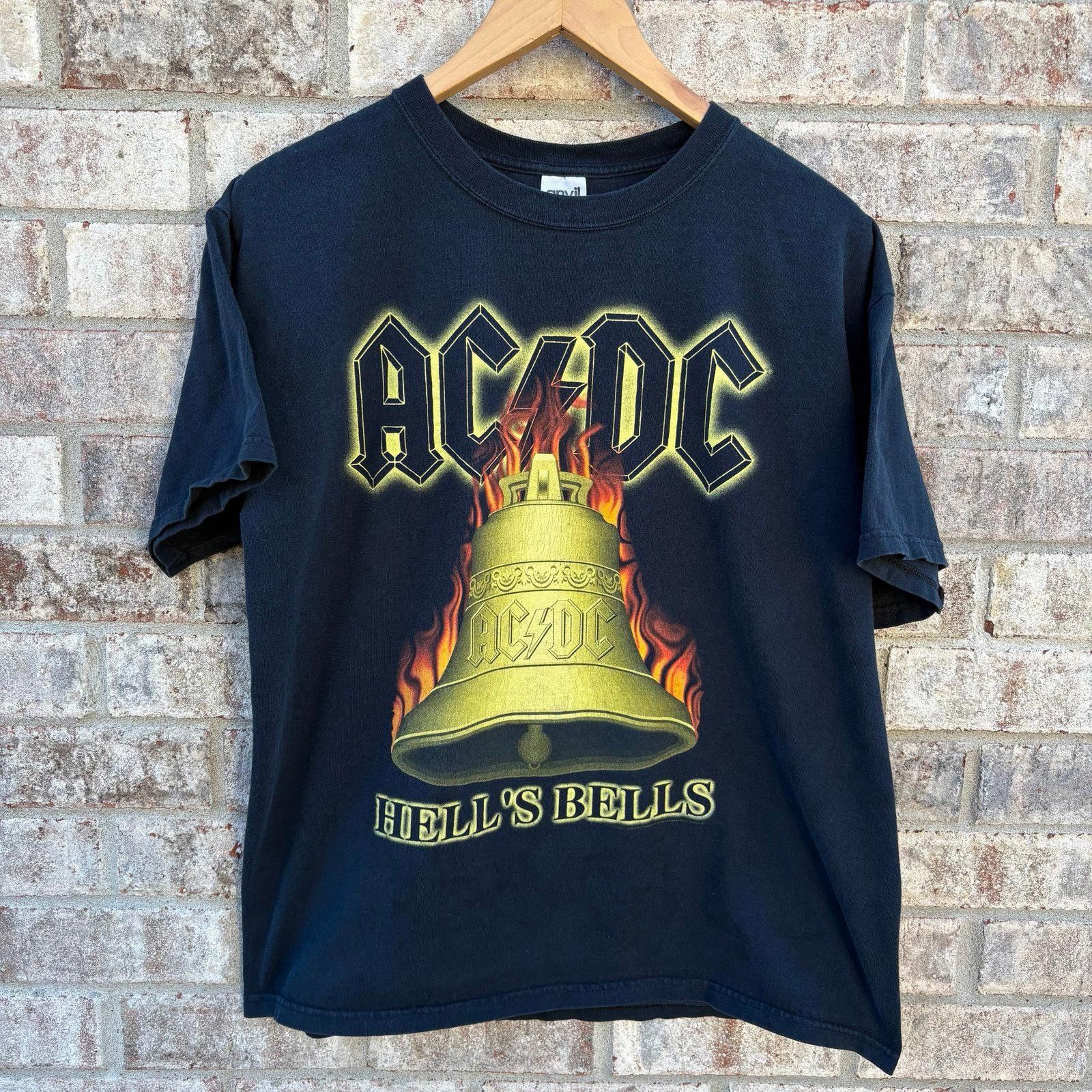 Giant Vintage Acdc Hell S Bells Band Tee