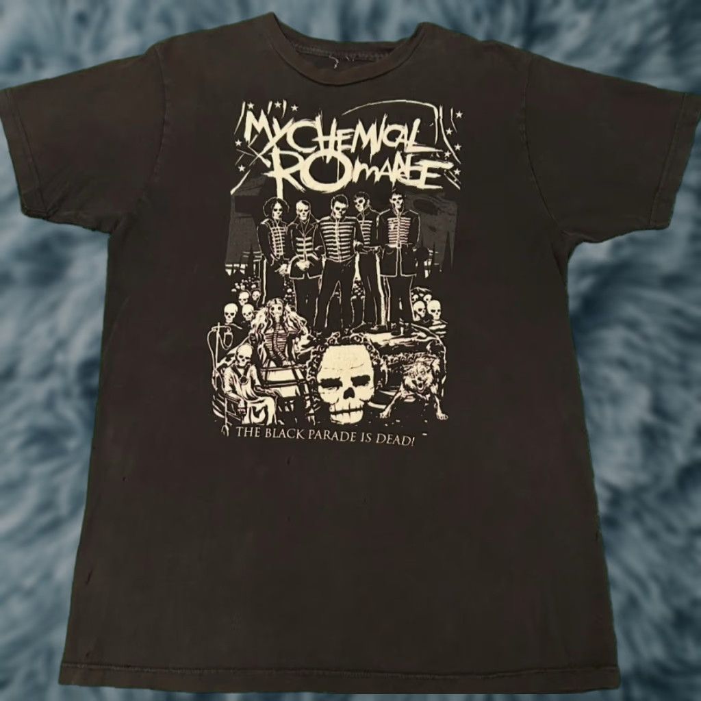 Vintage My Chemical Romance The Black Parade Mcr Band Tee Shirt Y2k Mens Size M Black Shirt Hoodie, Sweatshirt