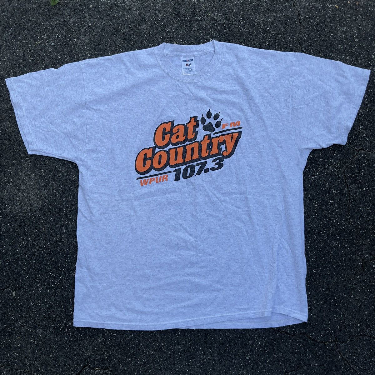 Vintage Wpur 107 3 Cat County Jerzees Shirt