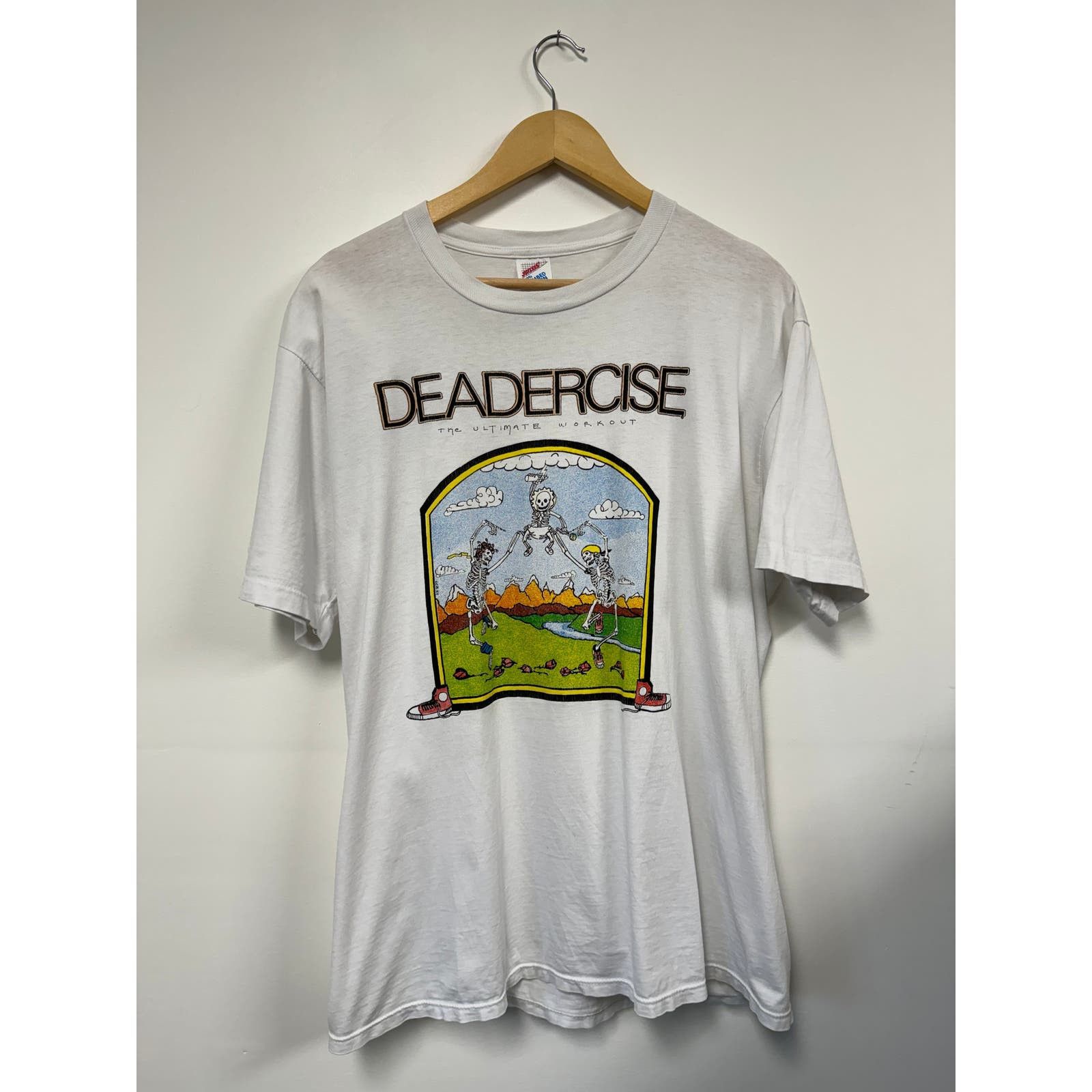 Vintage Grateful Dead 80 S Deadercise Shirt Xl Hoodie, Sweatshirt | FlexRushtees.com