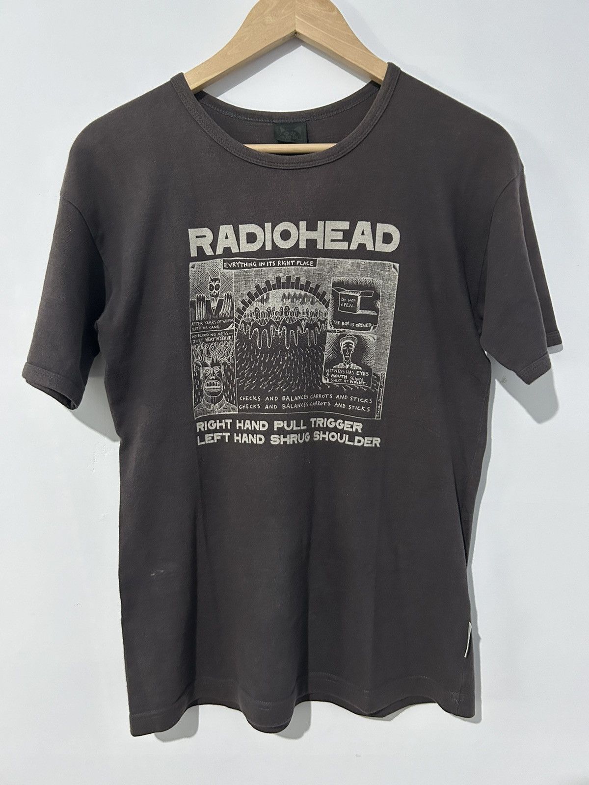 Band Tees 00s Radiohead Sex Work Death Tees Hoodie, Sweatshirt | FlexRushtees.com