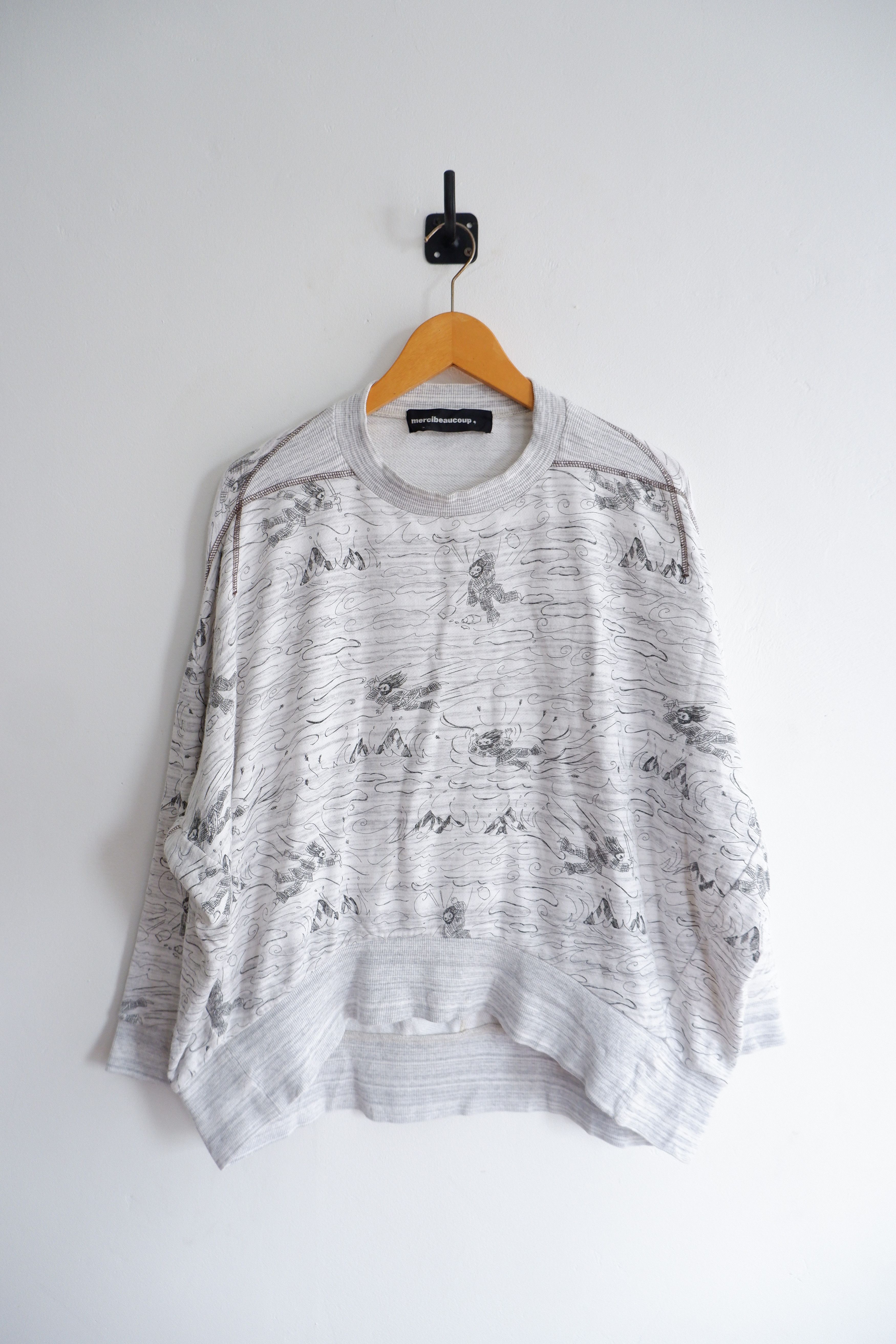 Ne Net X Mercibeaucoup Vintage Mercibeaucoup Stech Boxy Fit Sweaters T-Shirts, Hoodie, Sweatshirt | FlexRushtees.com