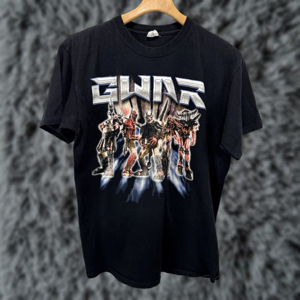 Anvil Vintage 2009 Gwar Lust In Space Anvil T Shirt Large Mens Black Graphic Metal