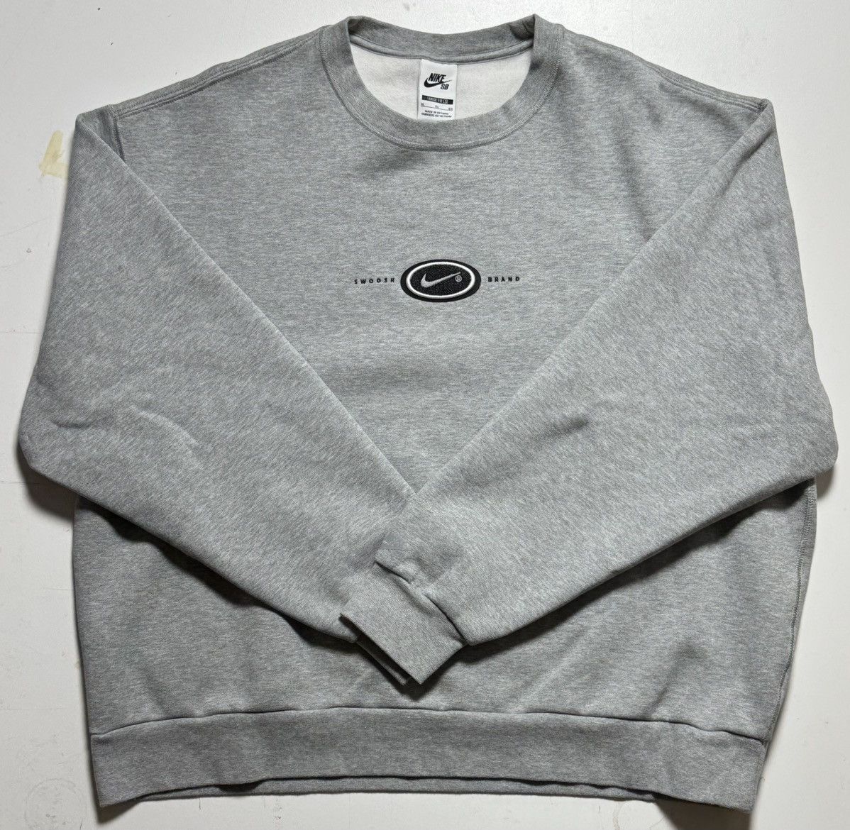 Eric Koston Fleece Skate Crew Dark Grey Heather