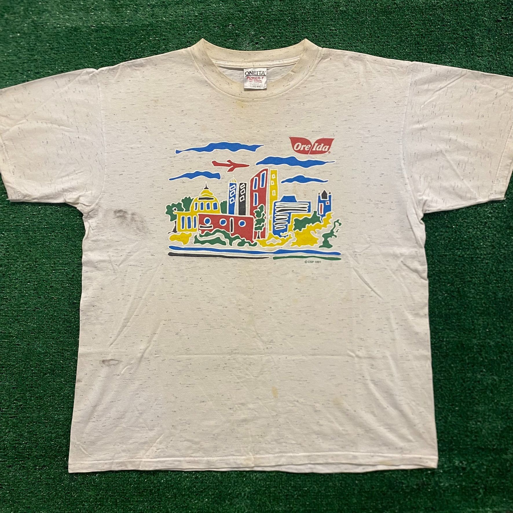 Vintage Ore Ida City Vintage 90s Food T Shirt Hoodie, Sweatshirt | FlexRushtees.com