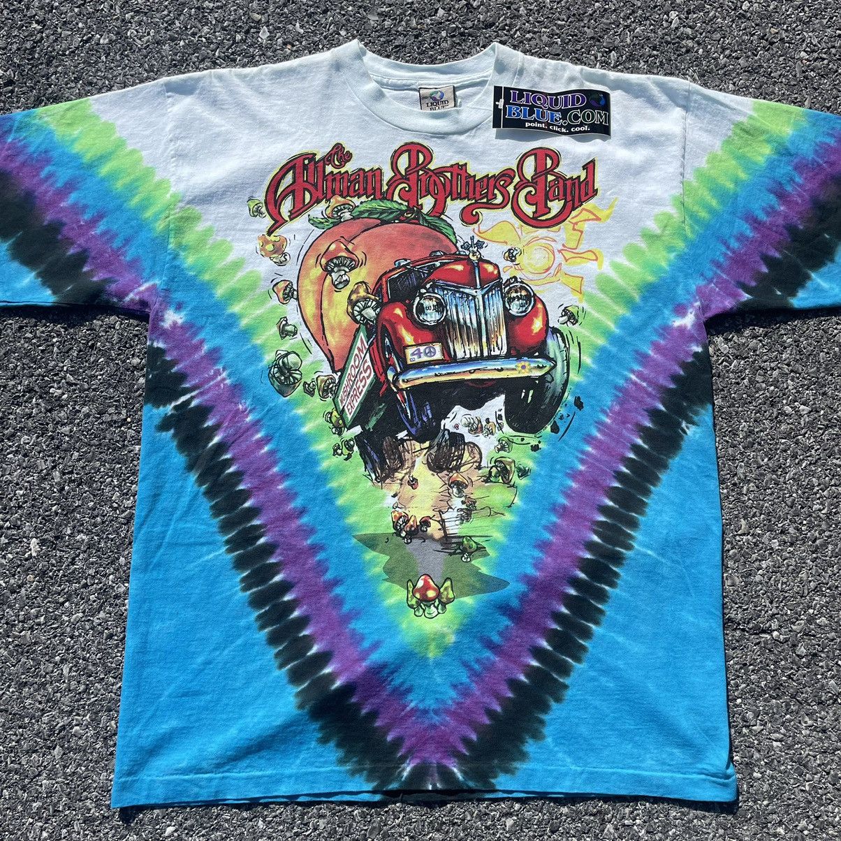 Liquid Blue Nwt 1997 Allman Brothers Band Mushroom Express Xl