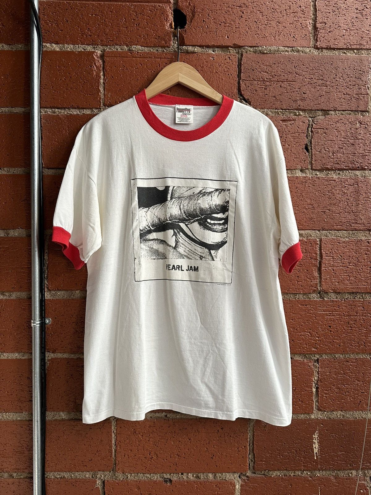 Vintage 1996 Pearl Jam Ringer Tee Very Rare Seattle Wa Date Hoodie, Sweatshirt | FlexRushtees.com