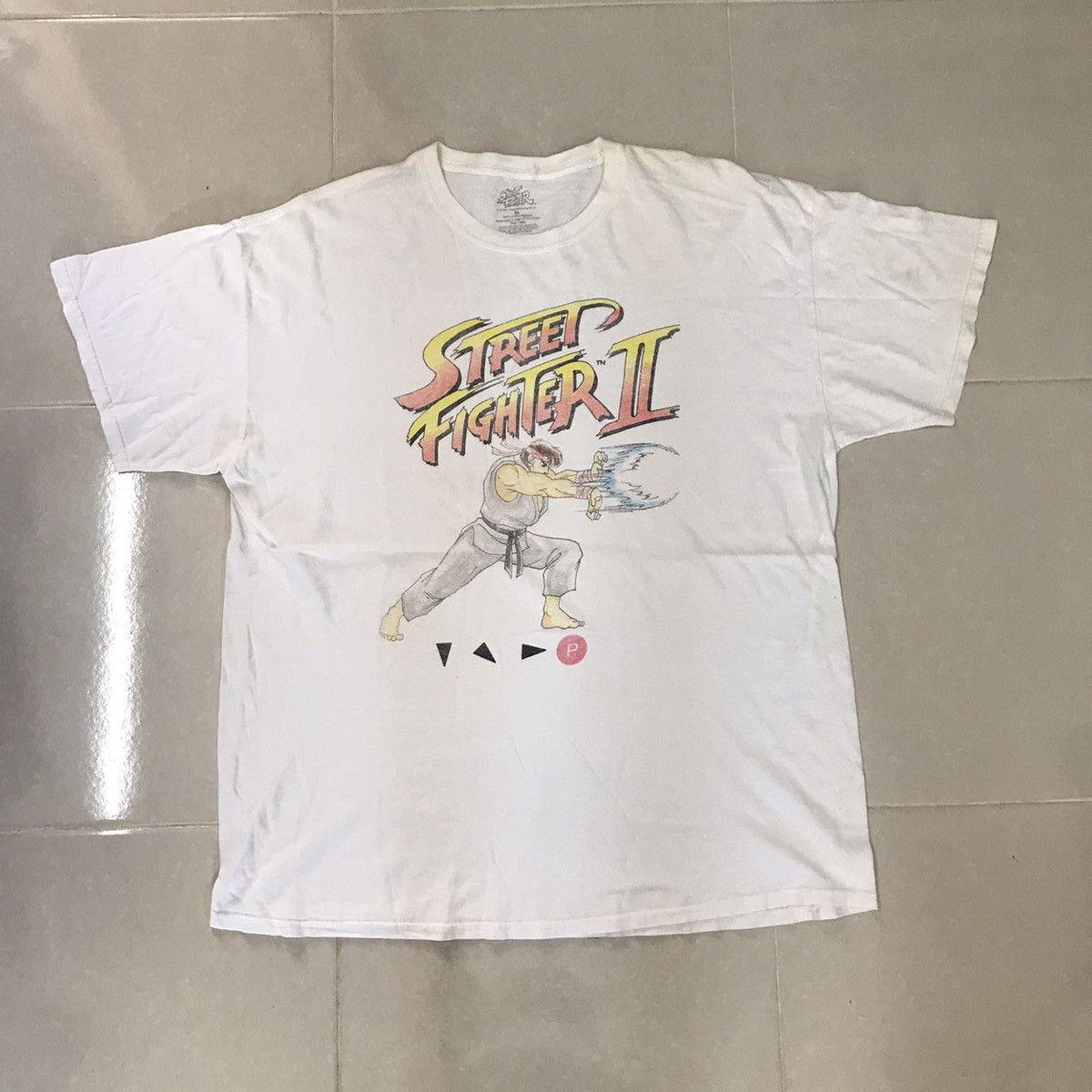 Vintage 90s Street Fighter Ii Capcom Animation Game Tee