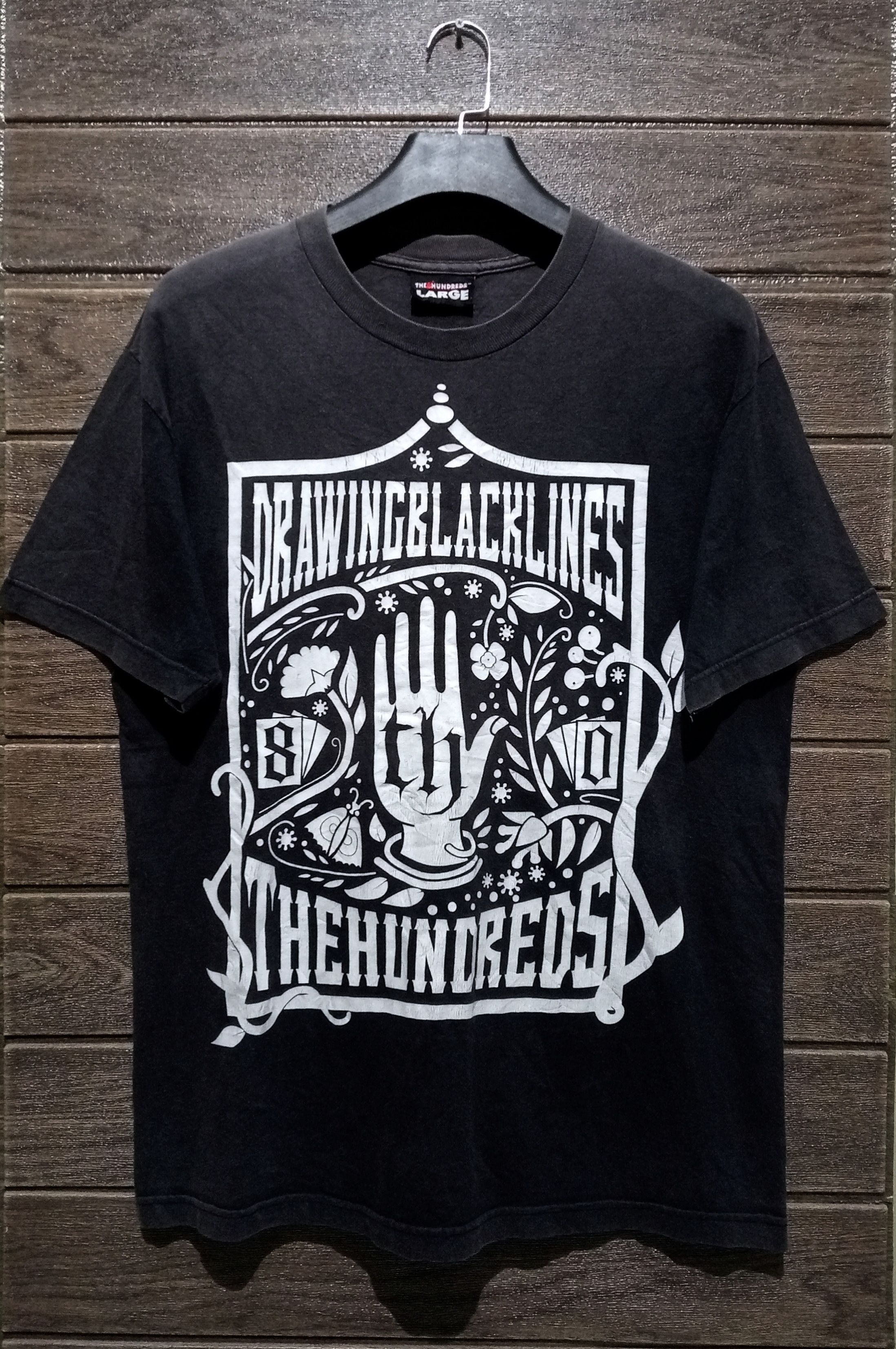 Hundreds Vintage The Hundreds Drawing Black Lines Tee Very Rare Hoodie, Sweatshirt | FlexRushtees.com