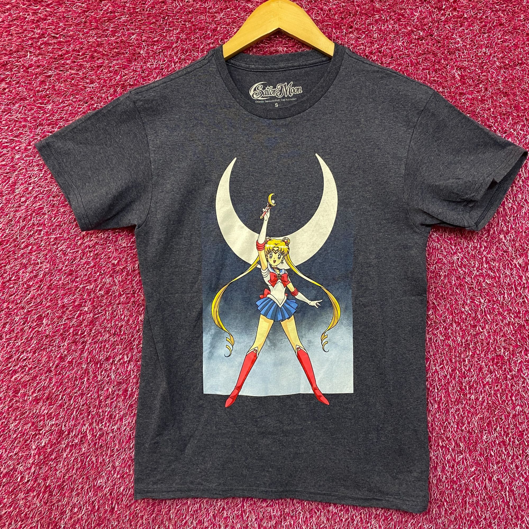 Other Sailor Moon Crescent Moon Wand Pretty Guardian Anime Tee Sma