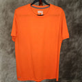 Starter Training Fit Performance Men S L T Shirt Orange Crew Neck Short Sleeves