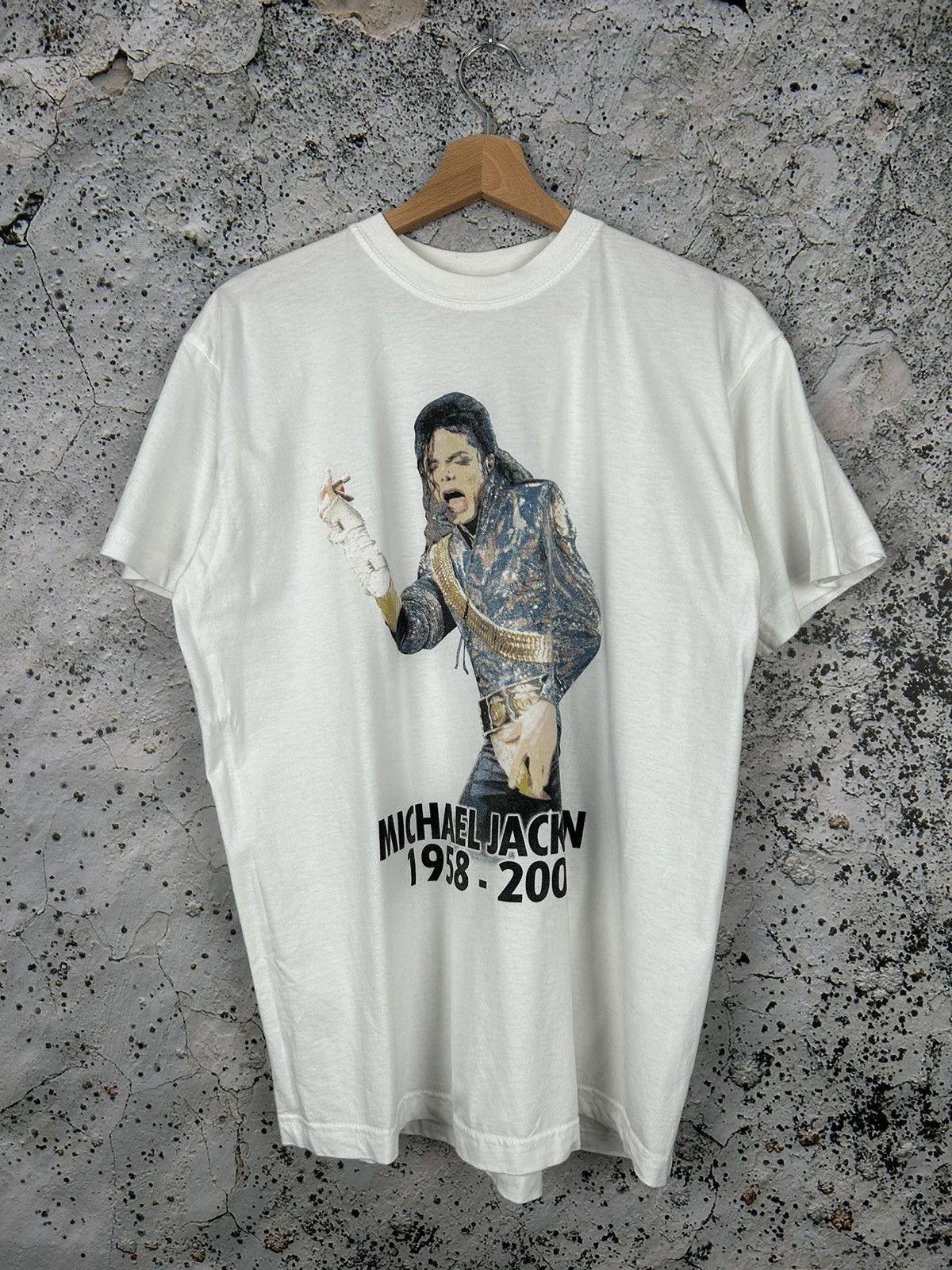 Vintage Michael Jackson Tribute Tee Rock Artist Y2k 00s Hoodie, Sweatshirt | FlexRushtees.com