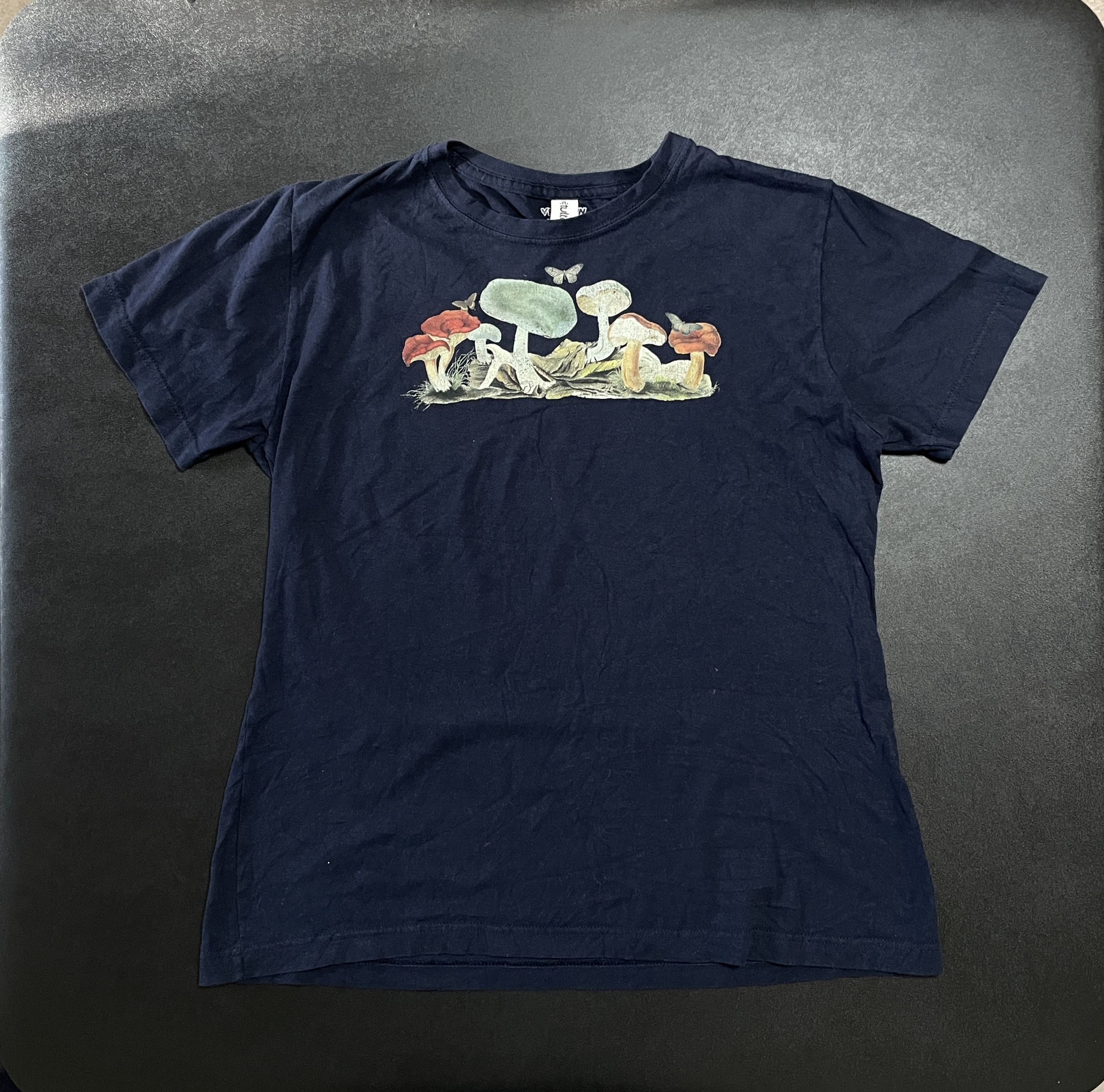Other Women S Mushroom Butterflies Tee Large Blue