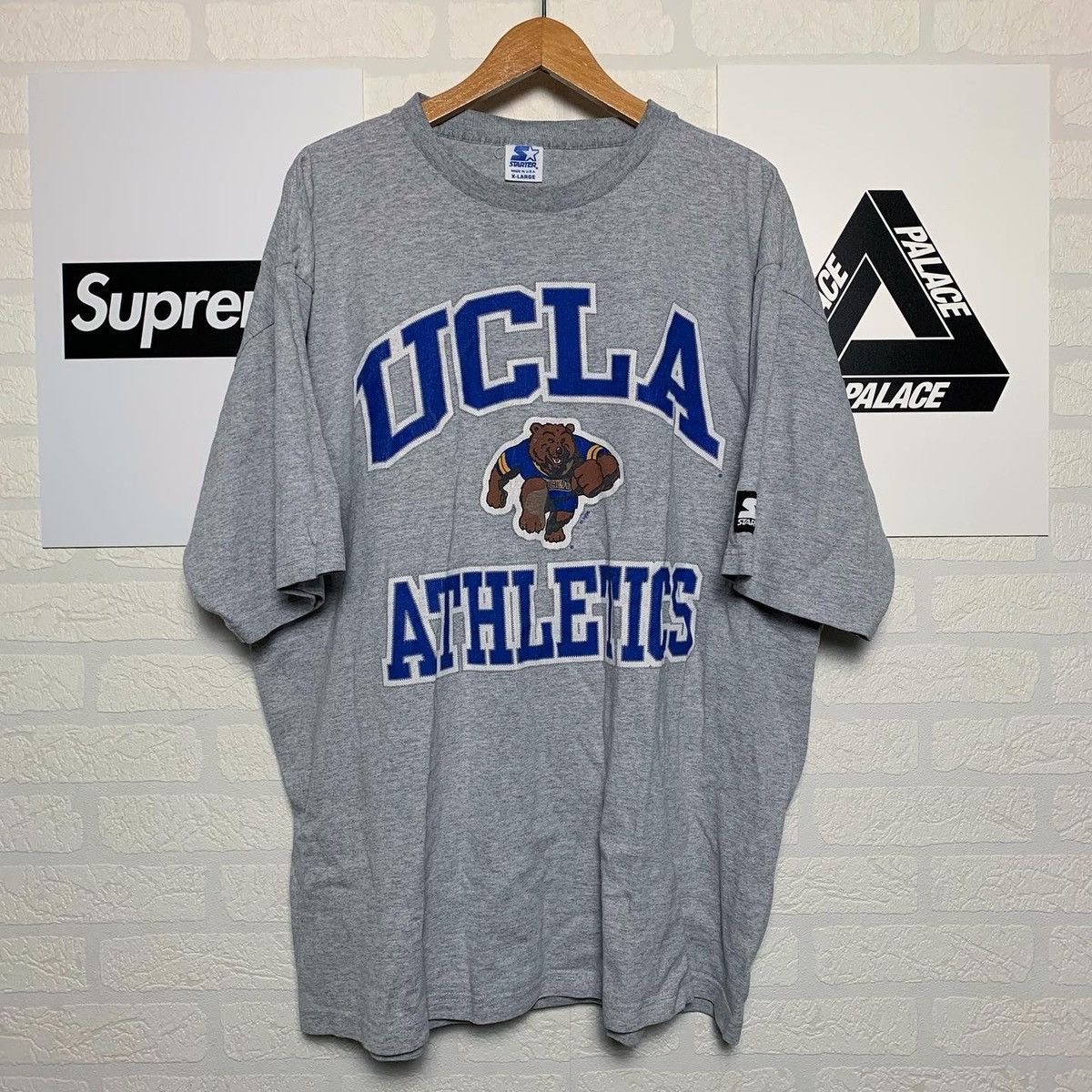 Vintage 90s Ucla Bruins Starter Grey T Shirt