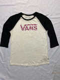 Vans Y2k Tshirt 3 Quater Q Tees Women M
