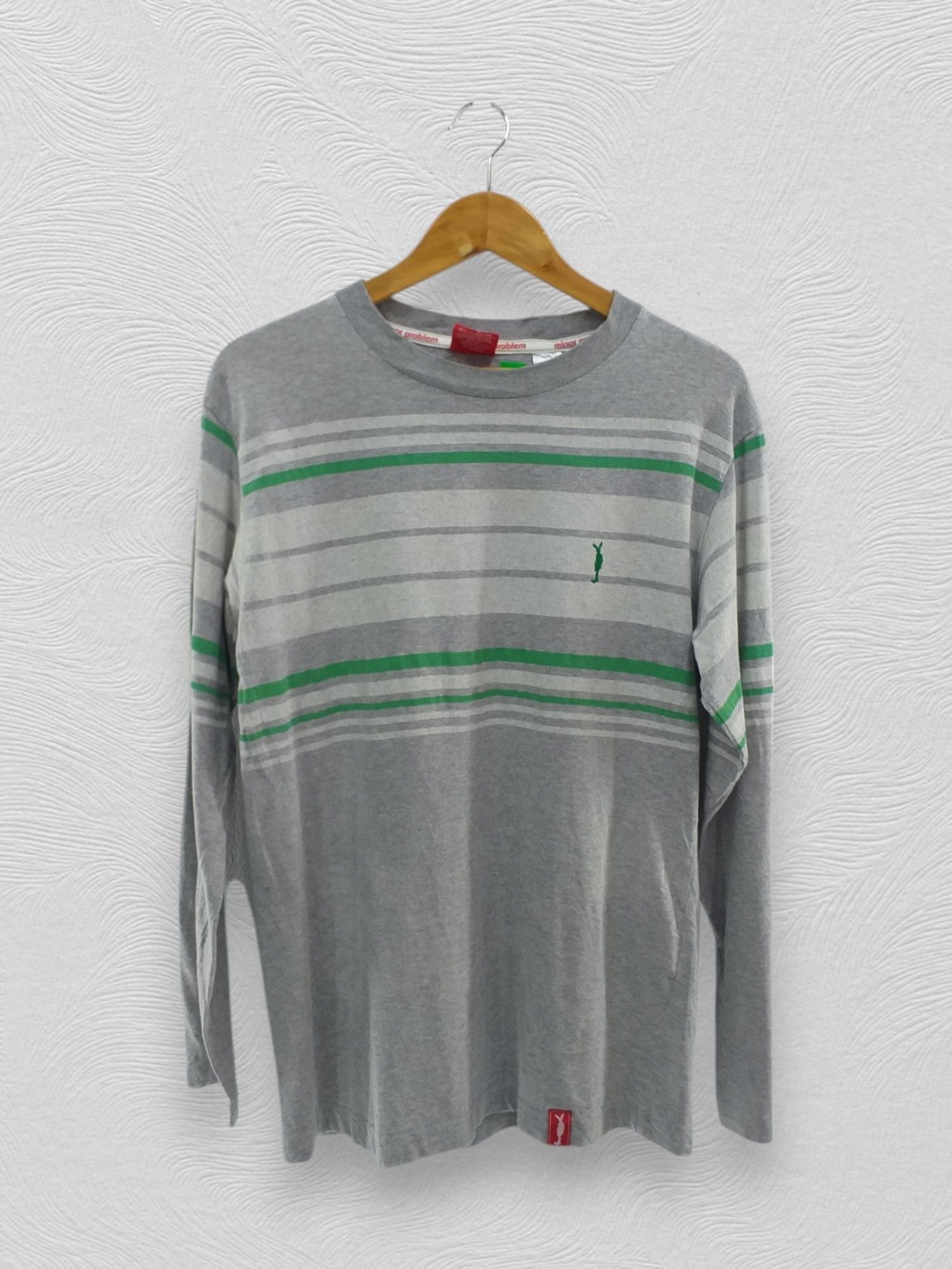 Japanese Brand Vintage Minor Problem Long Sleeve Medium T Shirt A068