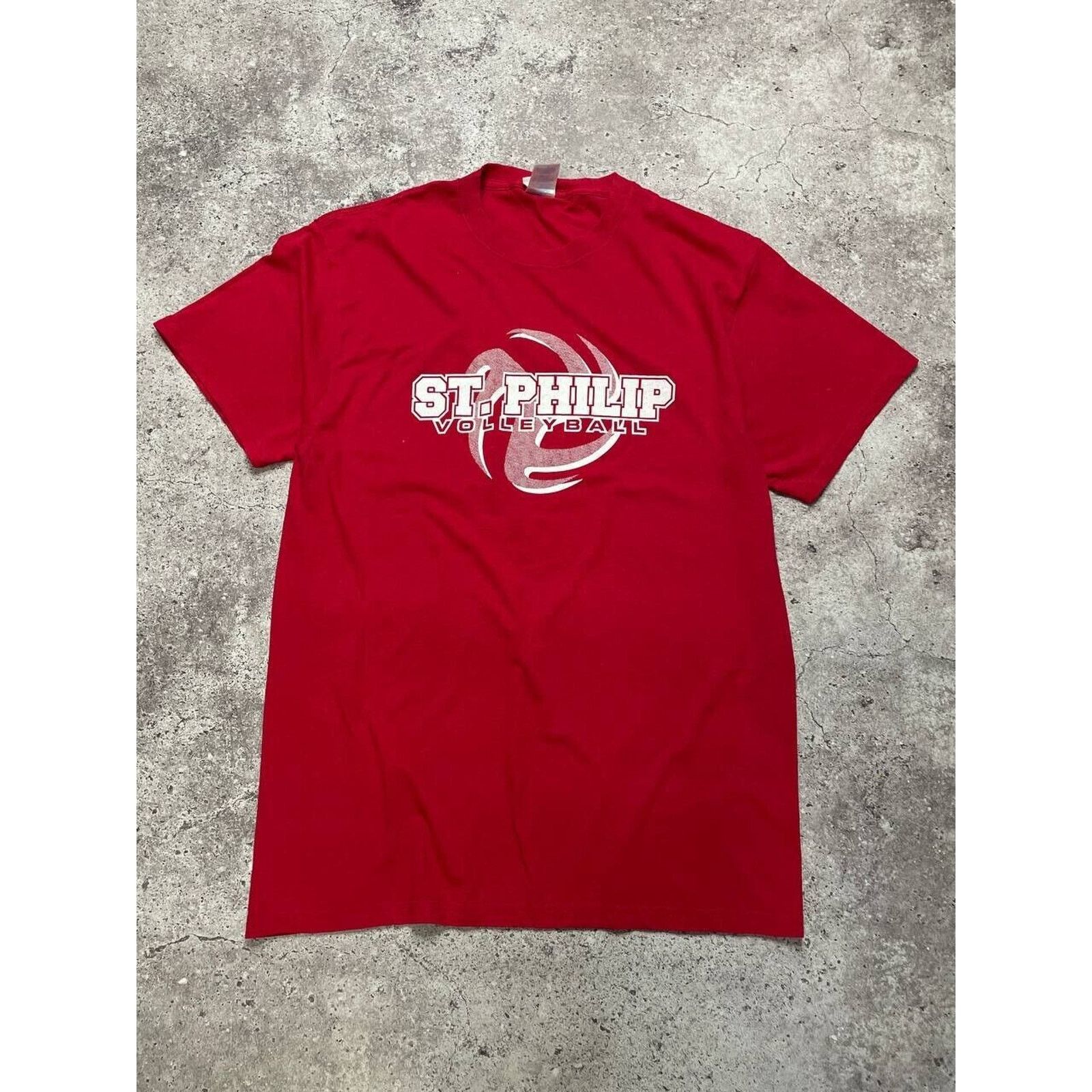 Vintage St Philip Volleyball T Shirt M Core Blend Sport Tee Hoodie, Sweatshirt | FlexRushtees.com