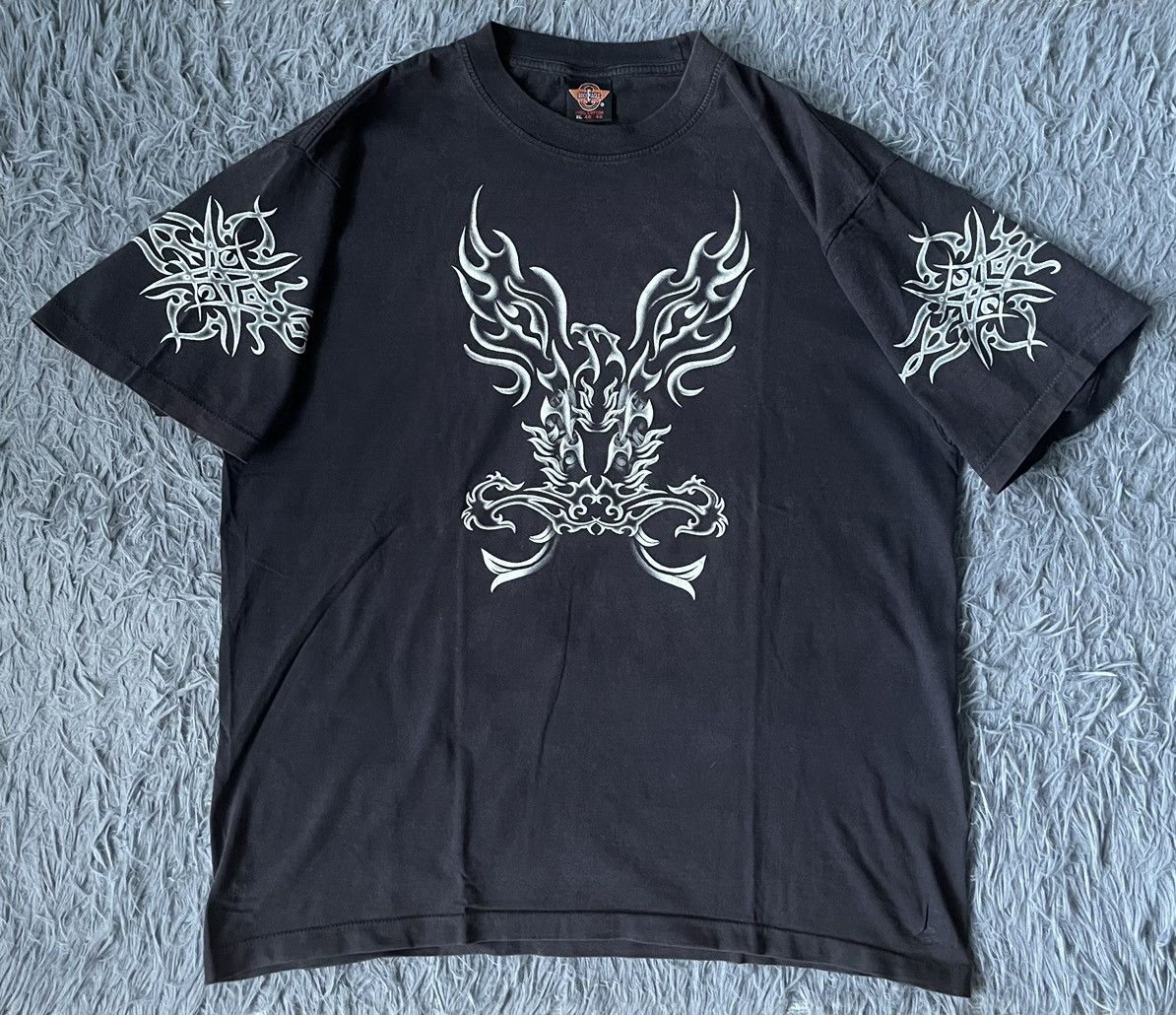 90s Vintage Tribal Tattoo T Shirt By Rock Eagle