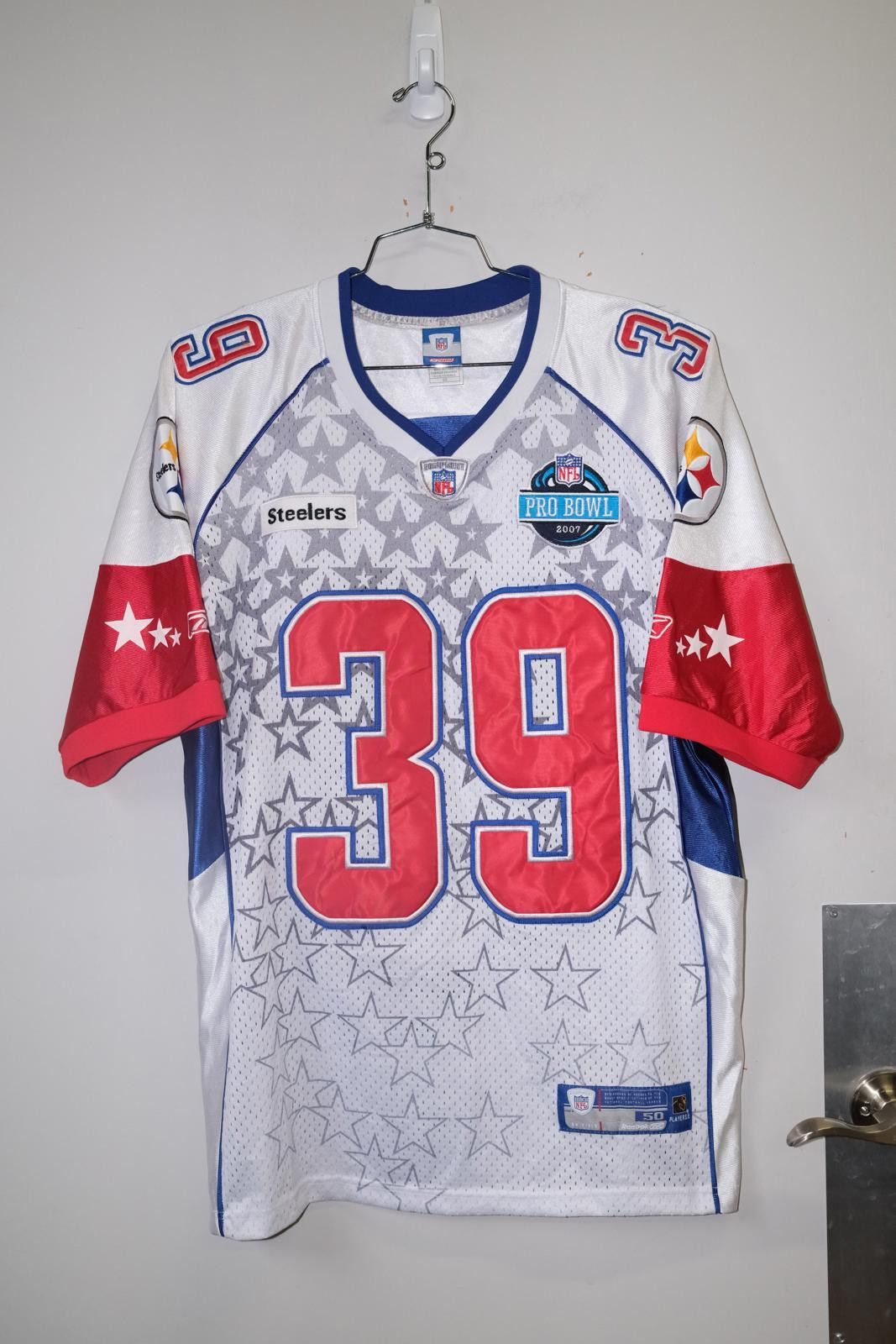 07 Reebok Pro Bowl Steelers Willie Parker Jersey