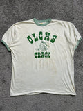Russell Athletic Vintage 70s Russell Olchs Track Ringer Tee Made In Usa Faded