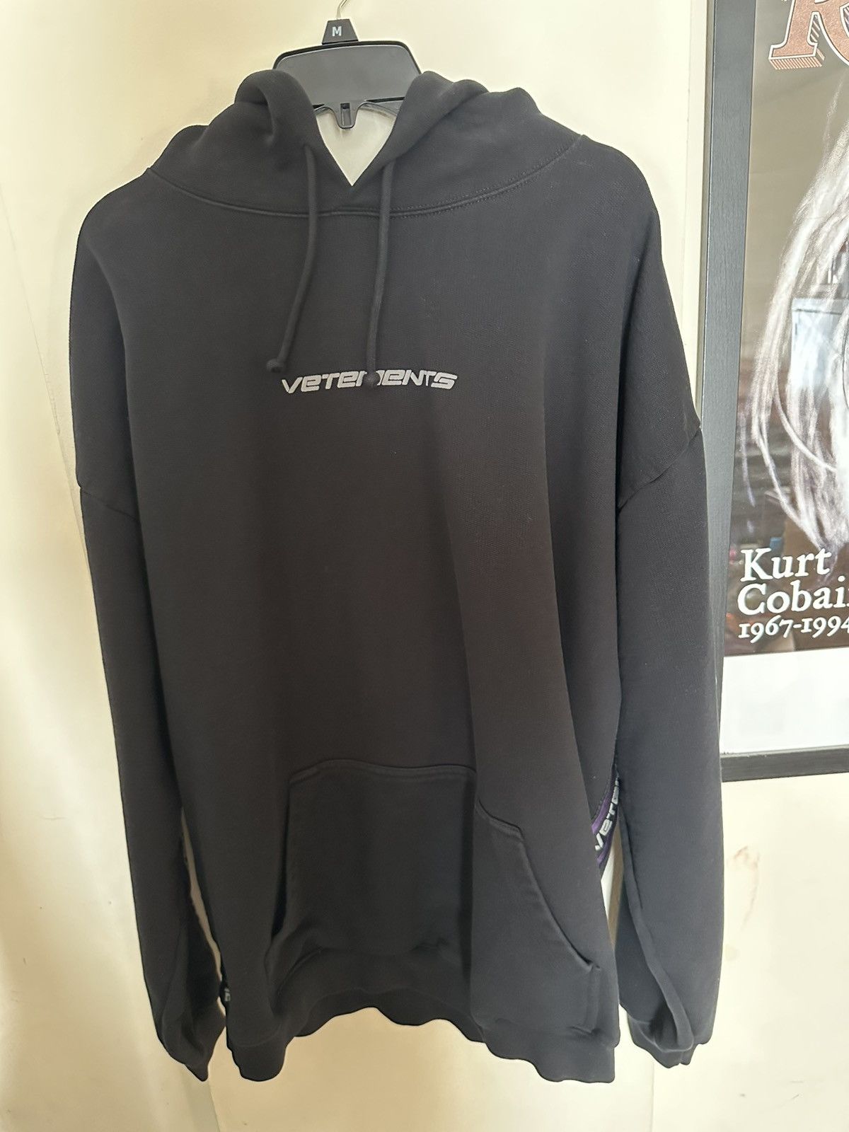Vetements Run Vetements Logo Oversized Hoodie T-Shirts, Sweatshirt | FlexRushtees.com