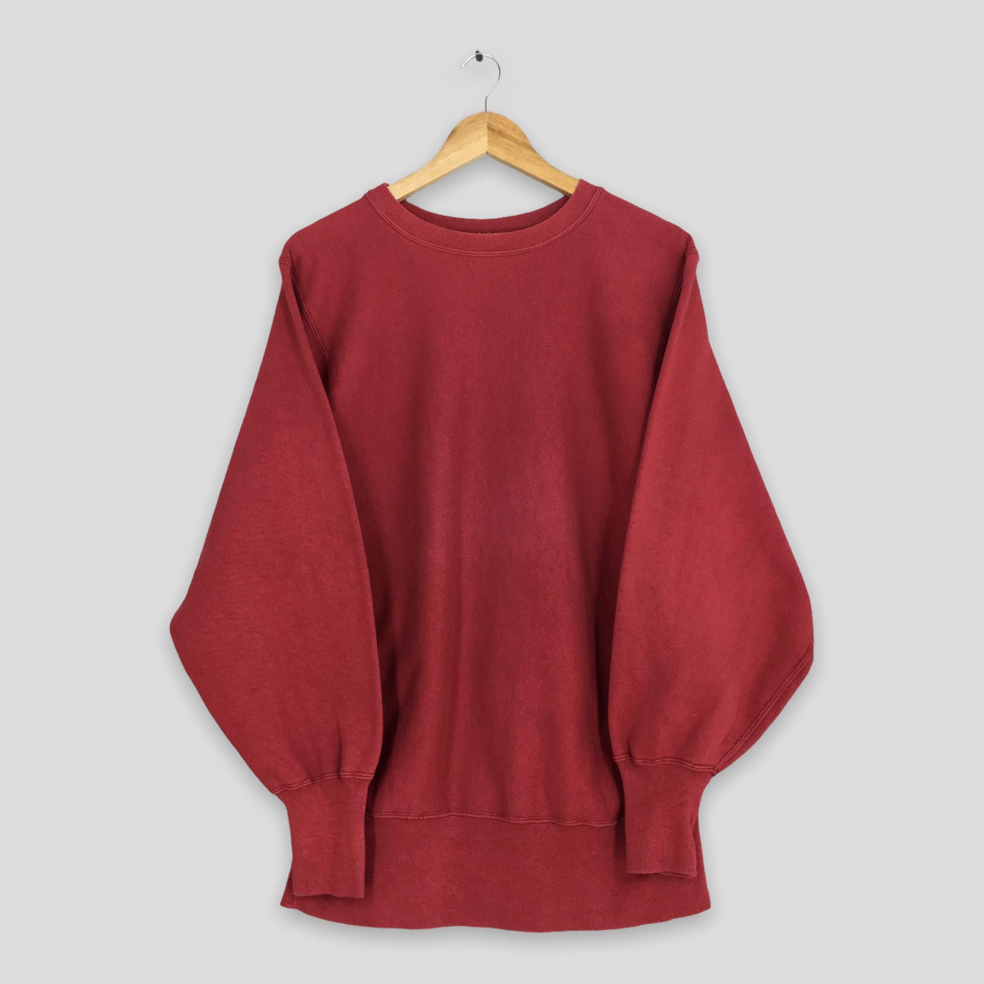 Vintage Champion Reverse Weave Red Sweatshirt Medium T-Shirts, Hoodie | FlexRushtees.com