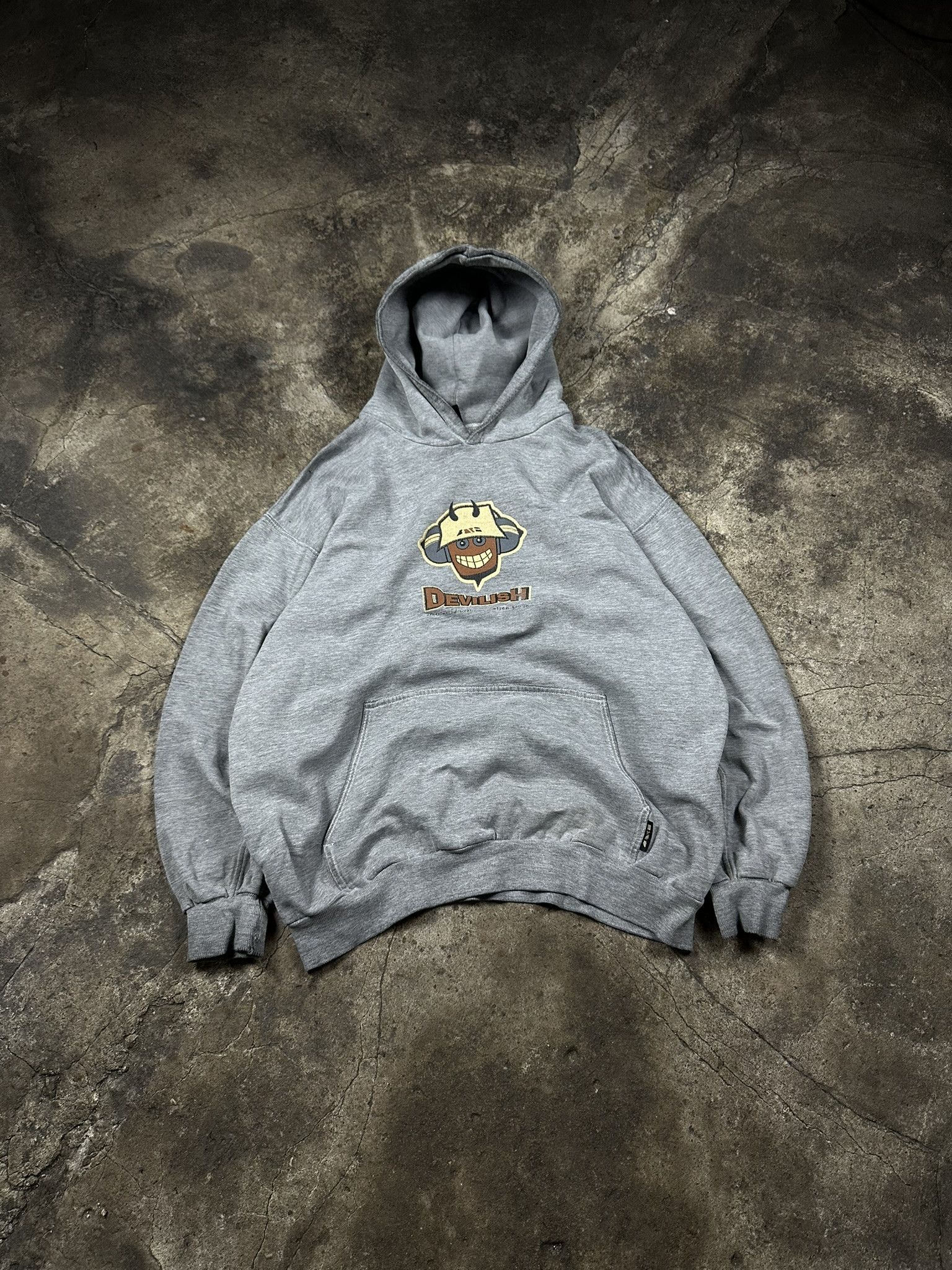Alien Workshop Rare 00s Alien Group Devilish Skate Hiphop Hoodie