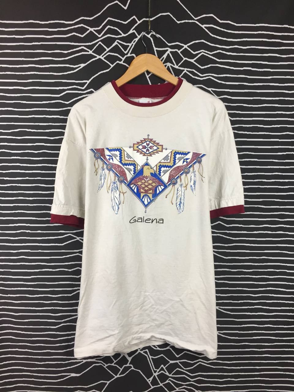 Vintage Vtg 90s Alore Galena Aztec Navajo Dreamcatcher Tee