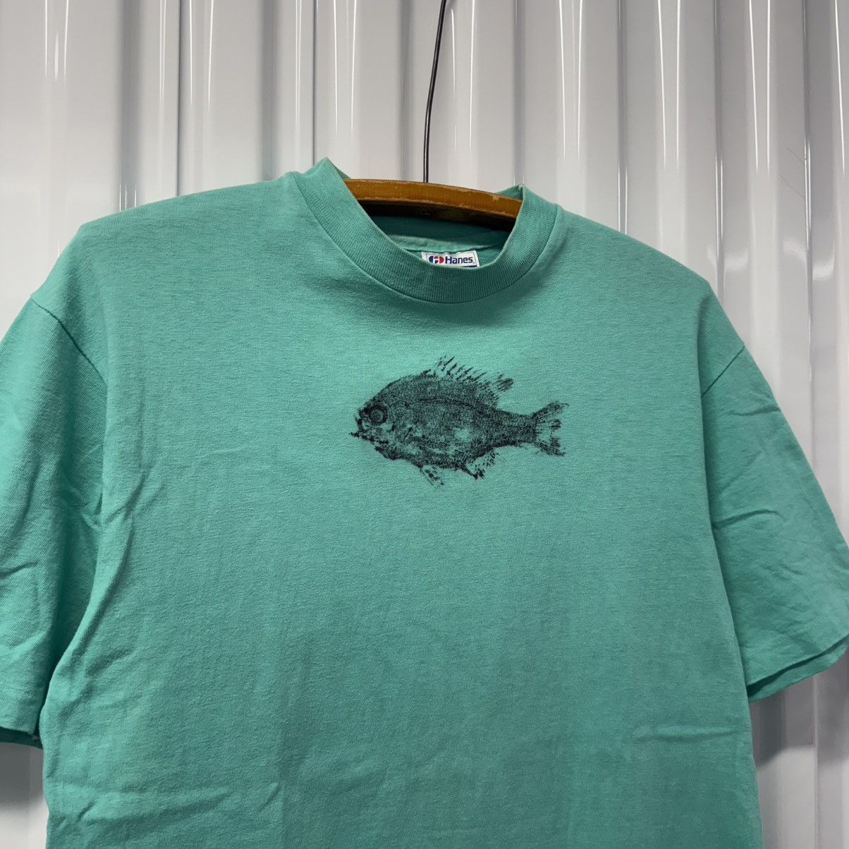 Rare Vintage 80s Gyotaku Japanese Fish Art Tee Hoodie, Sweatshirt | FlexRushtees.com