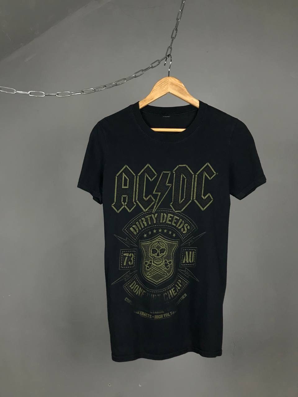 Band Tees X Vintage Ac Dc Vintage Rock Band Tee Hoodie, Sweatshirt | FlexRushtees.com