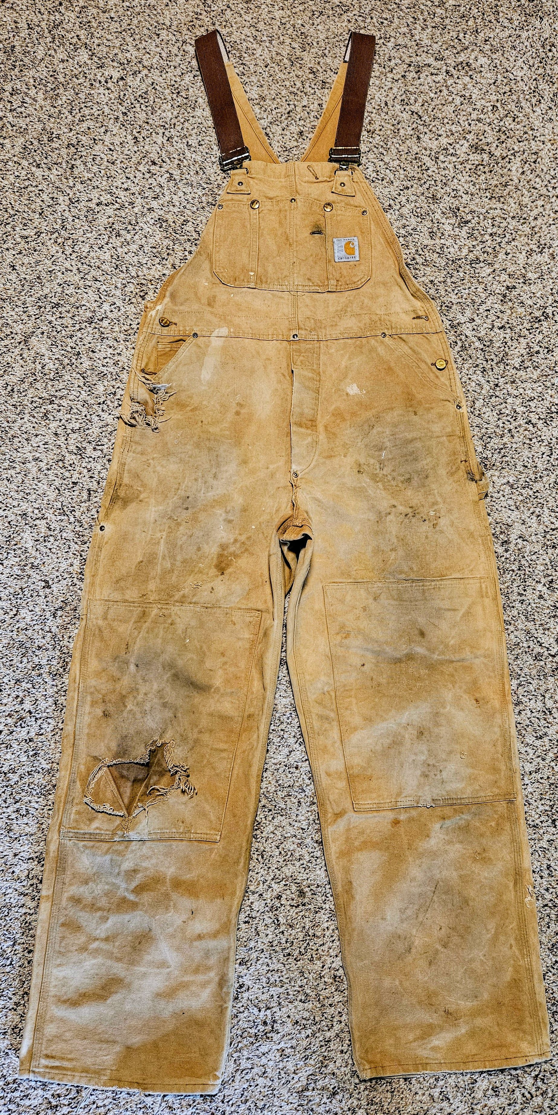 Carhartt Double Knee Overalls Made In Usa 100 Years T-Shirts, Hoodie, Sweatshirt | FlexRushtees.com