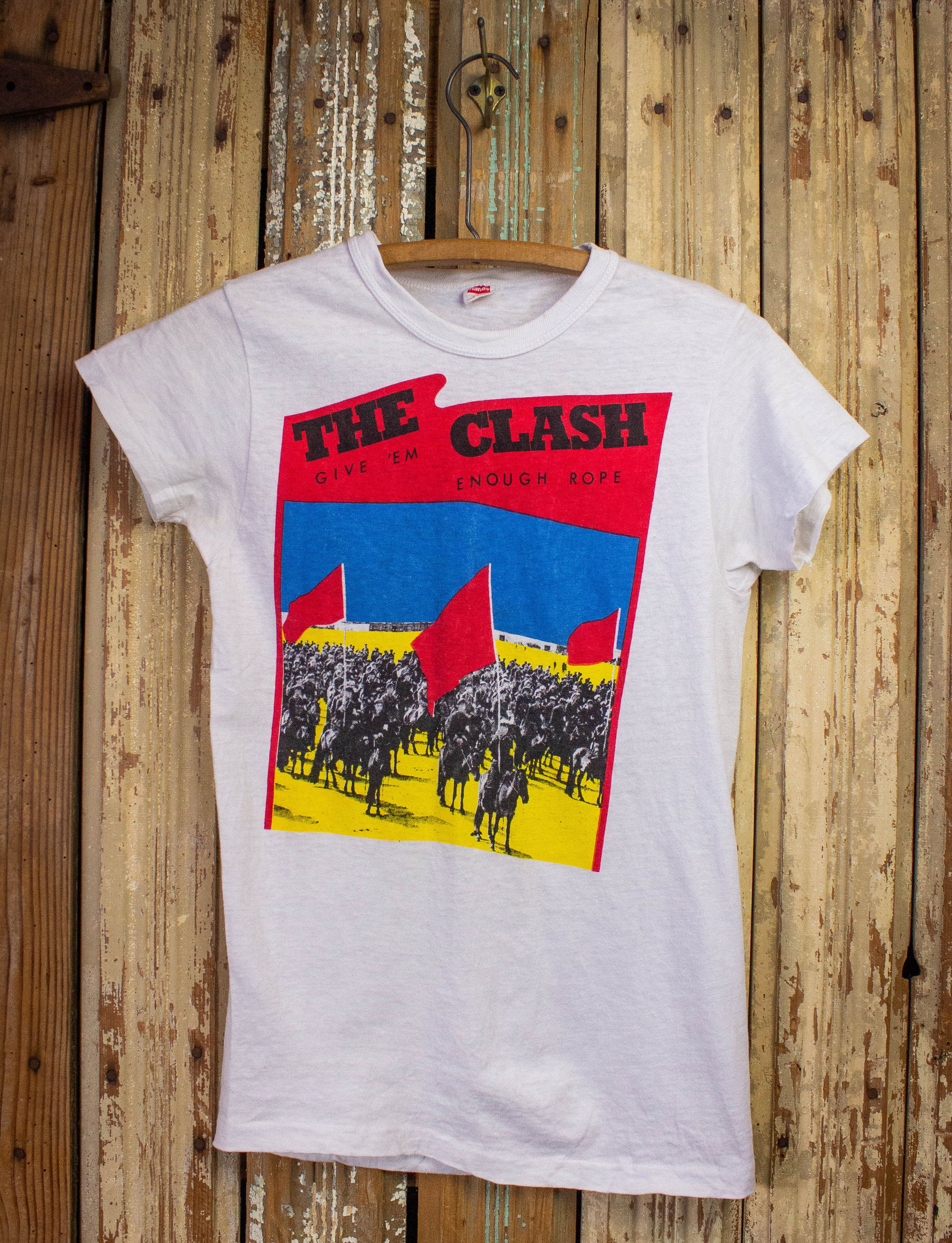 Vintage Clash Give Em Enough Rope Concert T Shirt 70s
