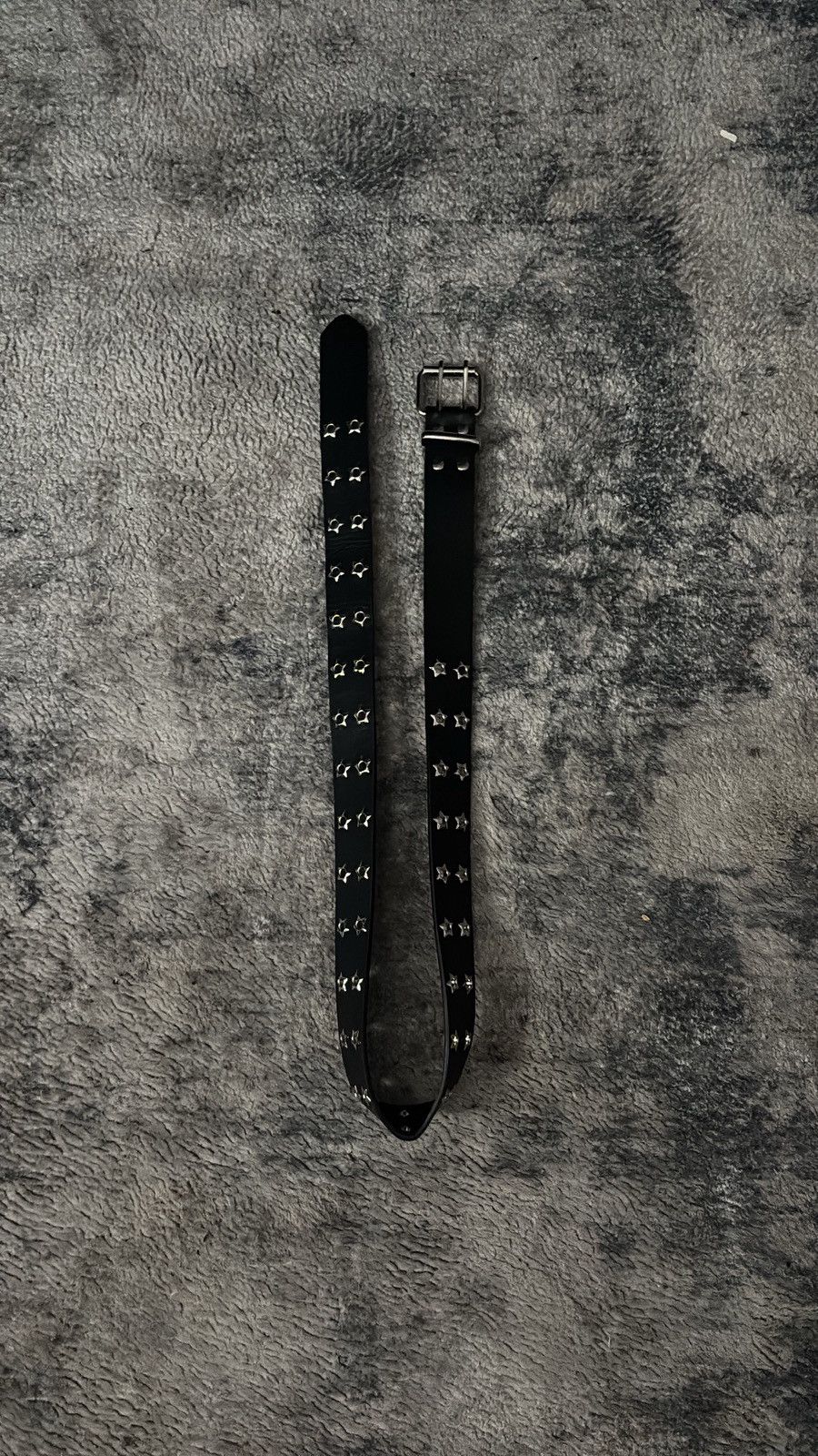 If Six Was Nine Studded Bullet Star Y2k Grunge Metal Belt